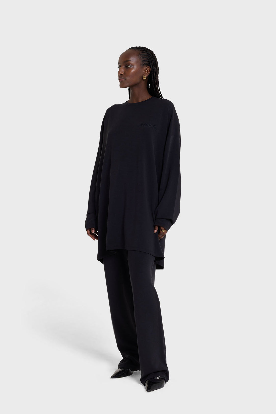 Jersey Modal Pantalon | Black