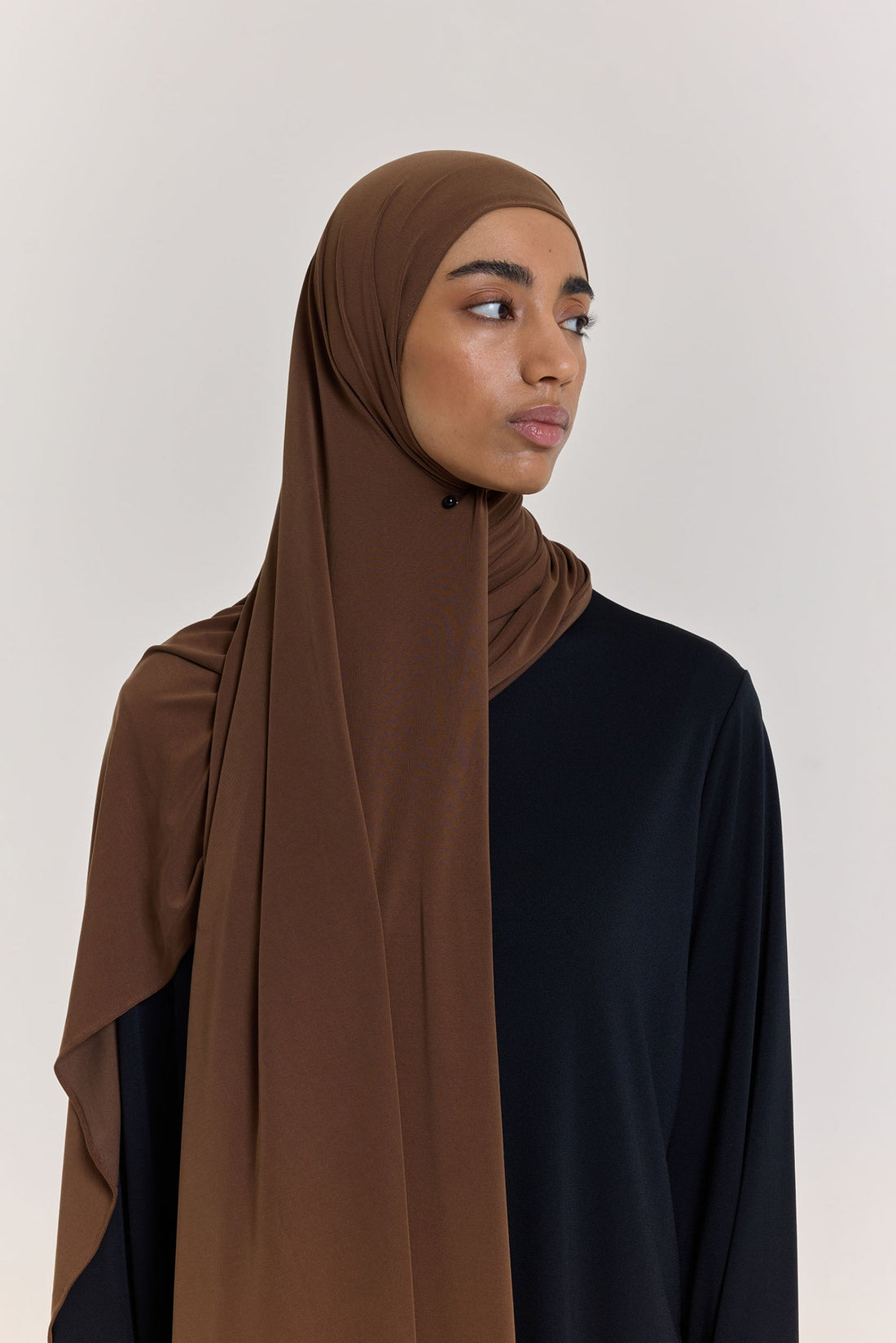 Respirant Jersey Écharpe | Deep Brown