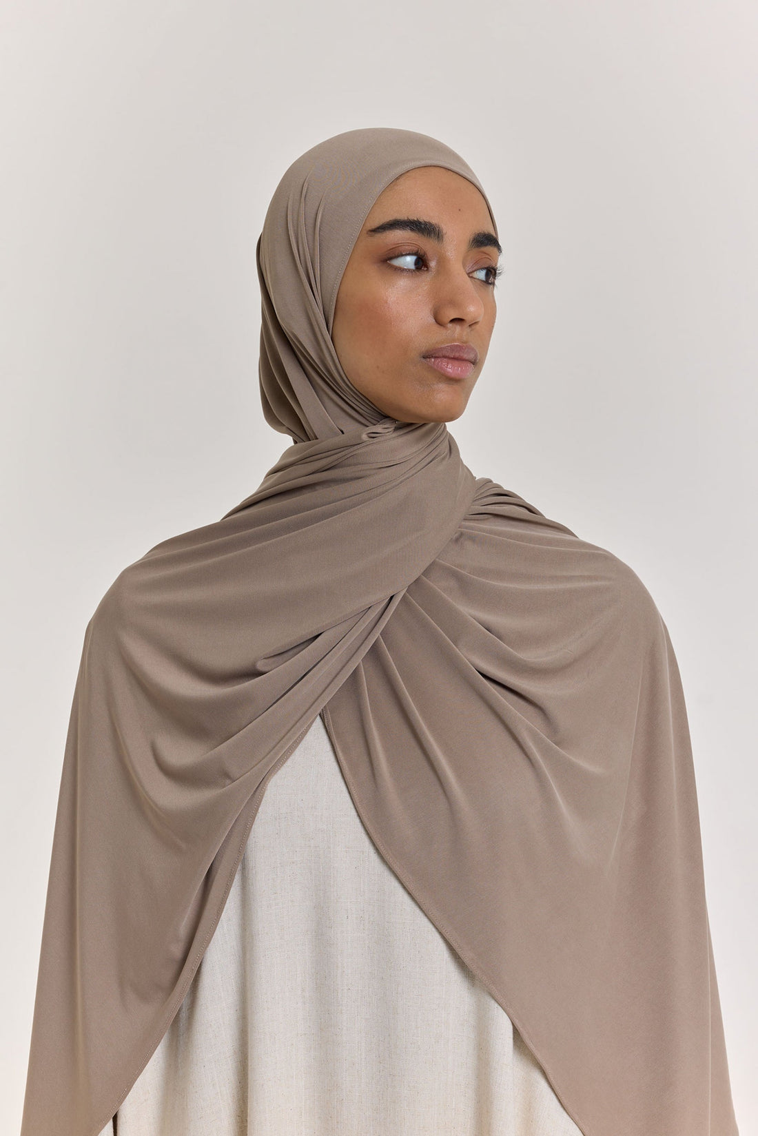 Premium Jersey Écharpe | Light Khaki
