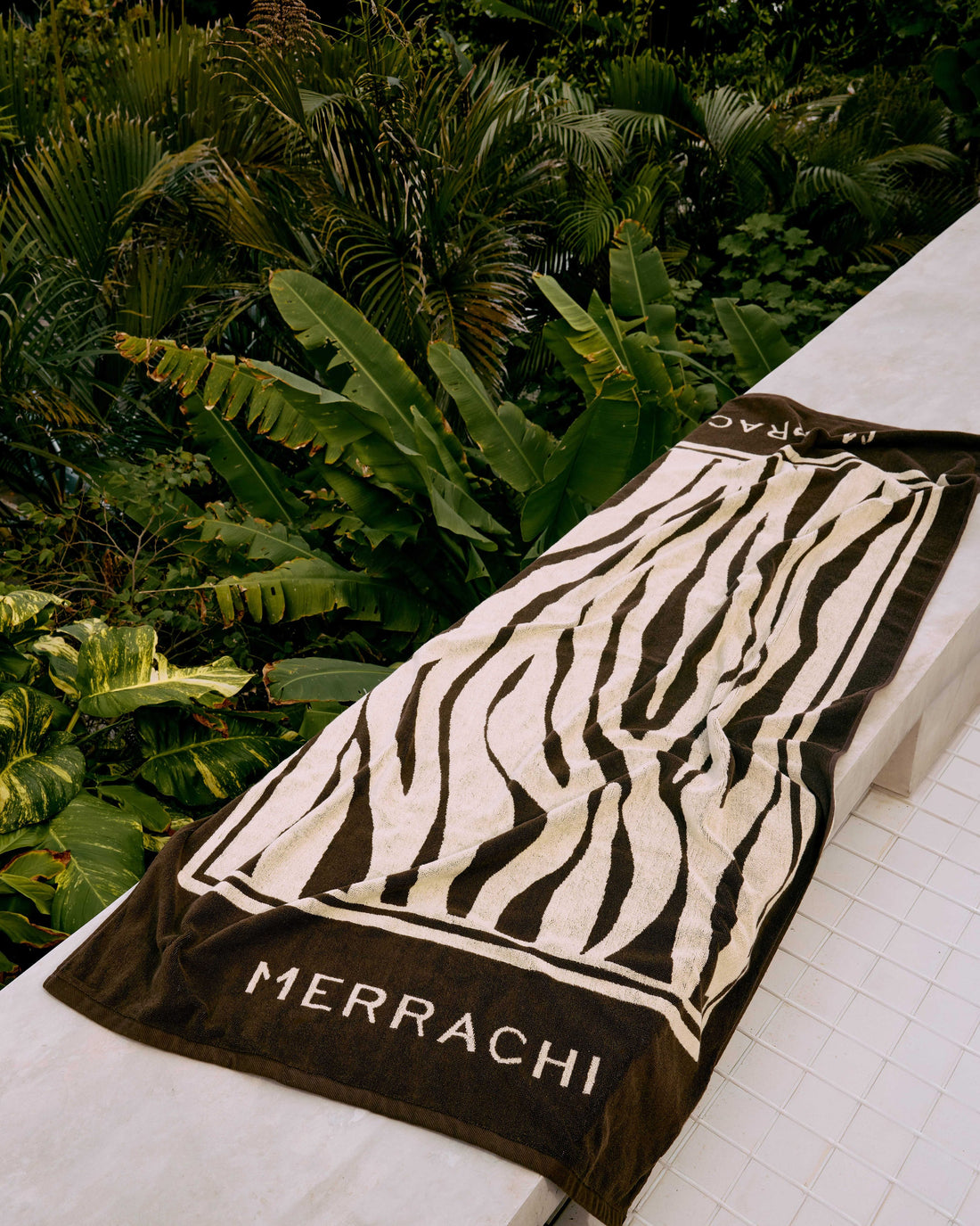 Zebra Towel | Brown Zebra