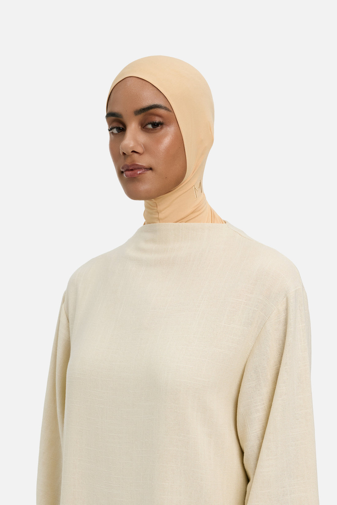 Hijab en Bambou | Beige Rose