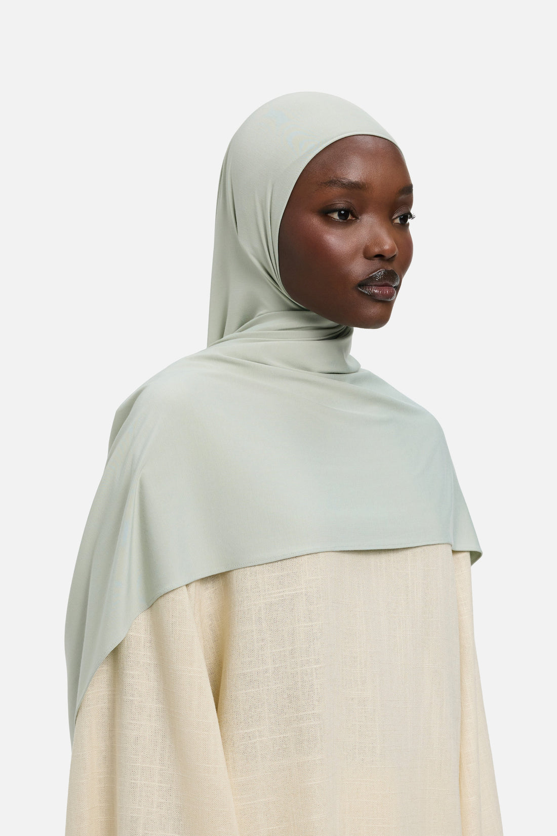 Bambou Jersey Écharpe | Aqua Gray