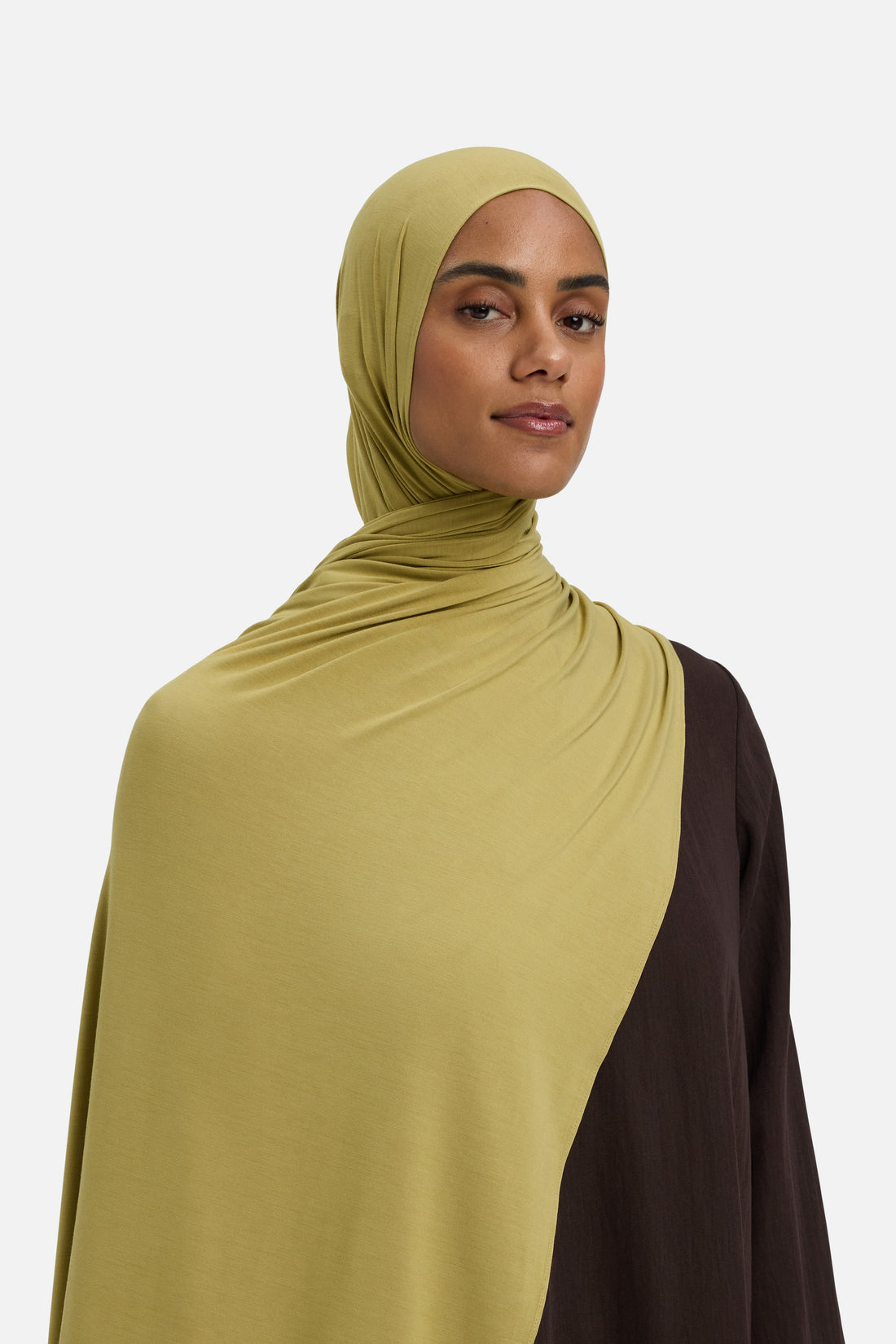 Bambou Jersey Écharpe | Dark Pistachio