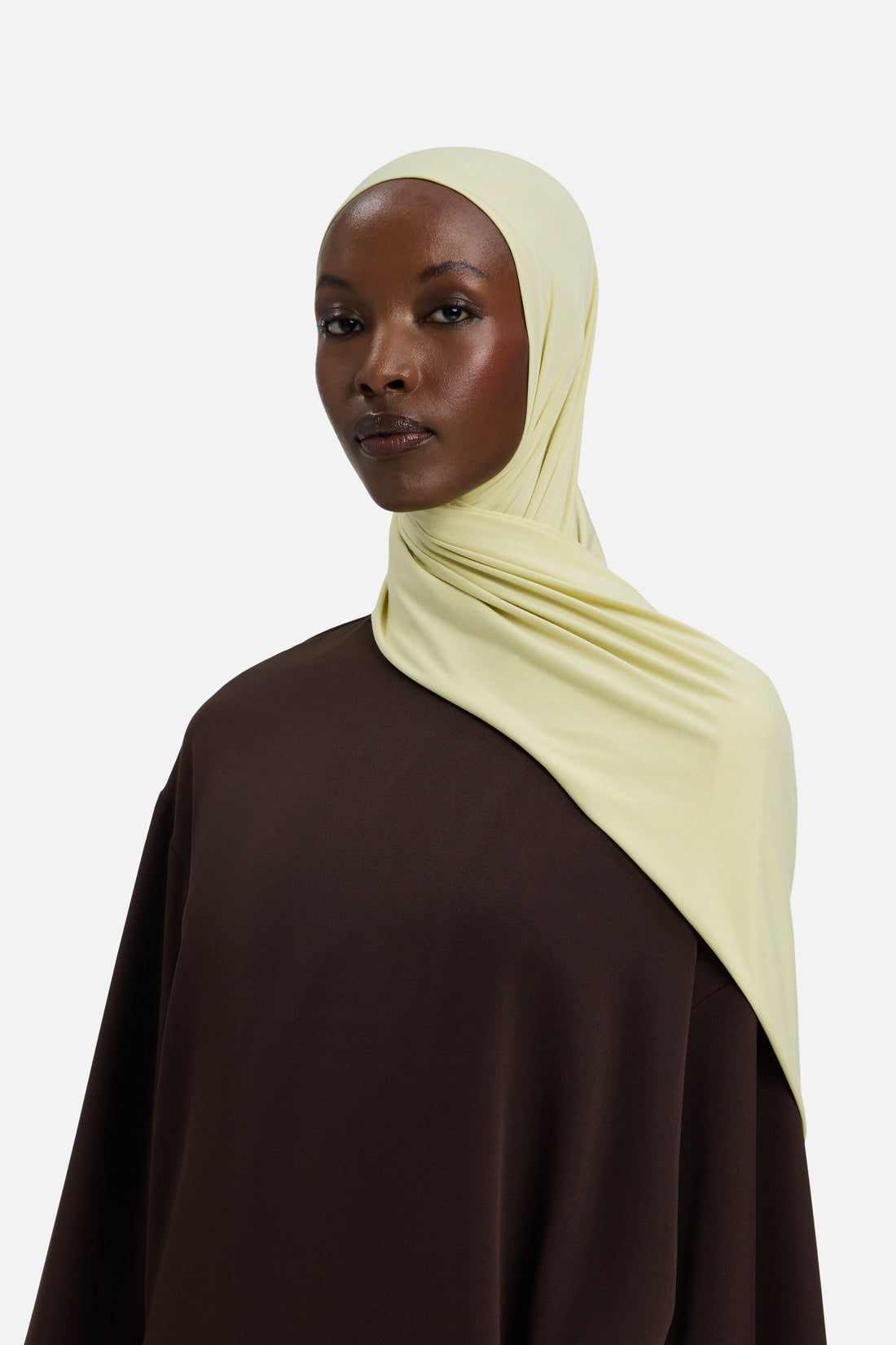 Bambou Jersey Écharpe | Pale Oyster
