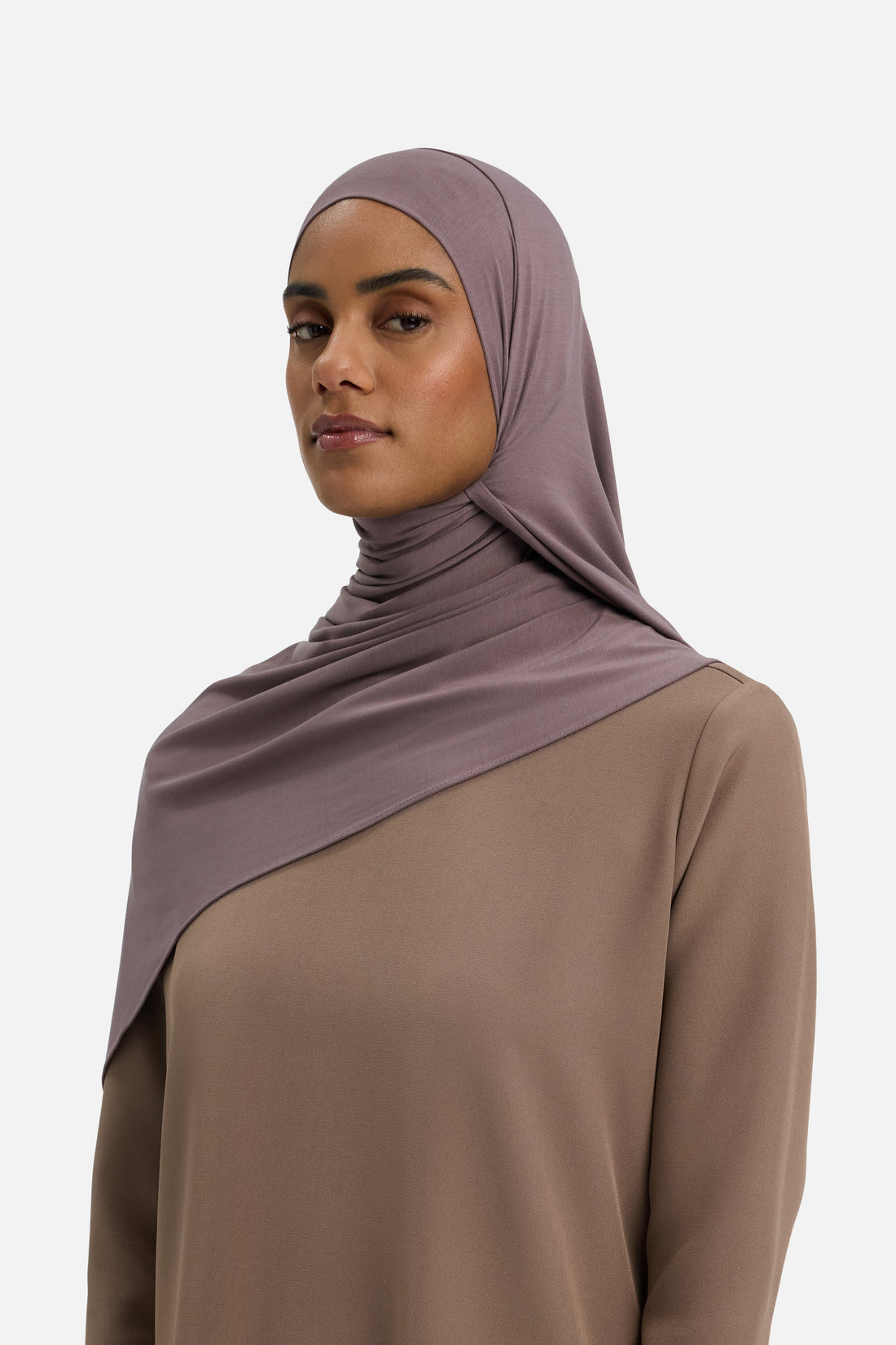 Bambou Jersey Écharpe | Red Grape