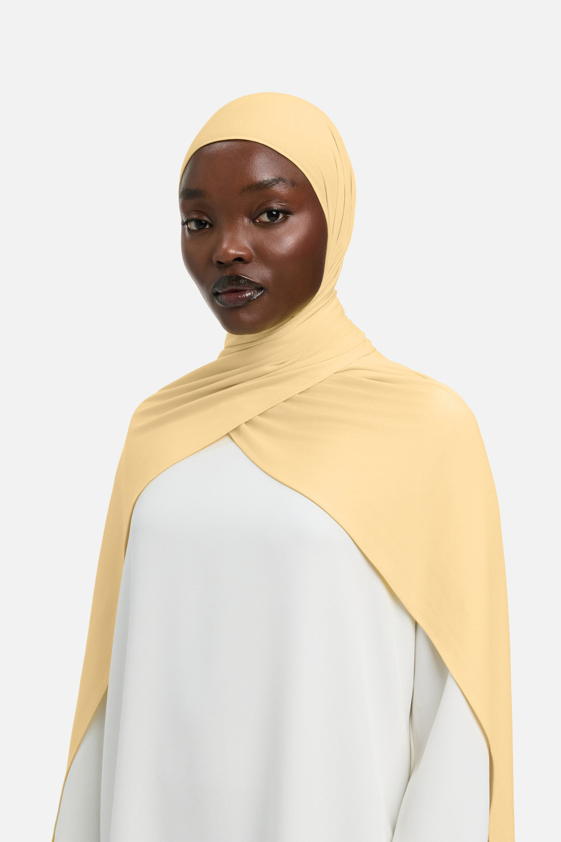 Bambou Jersey Écharpe | Sunset Yellow