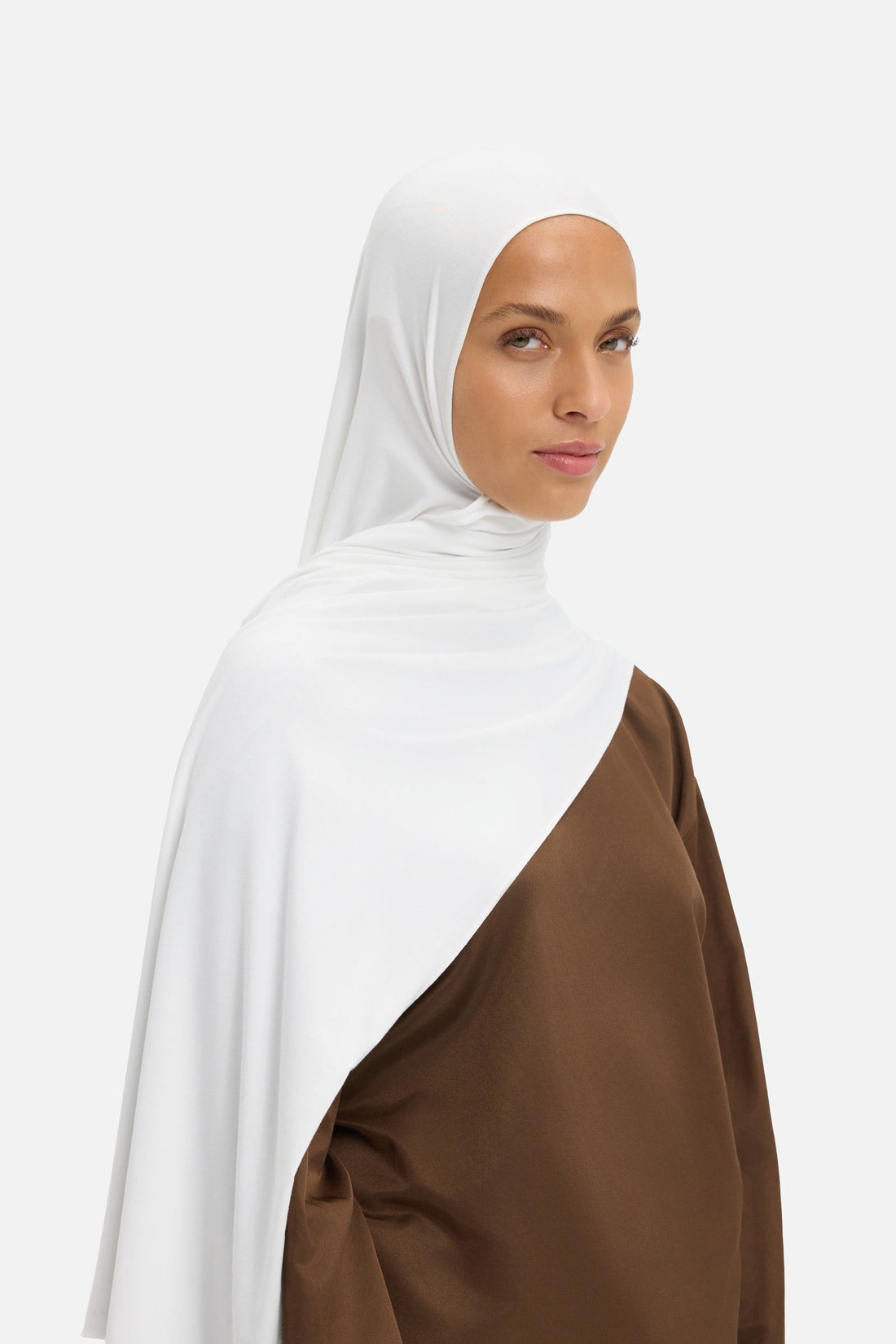 Bambou Jersey Écharpe | White
