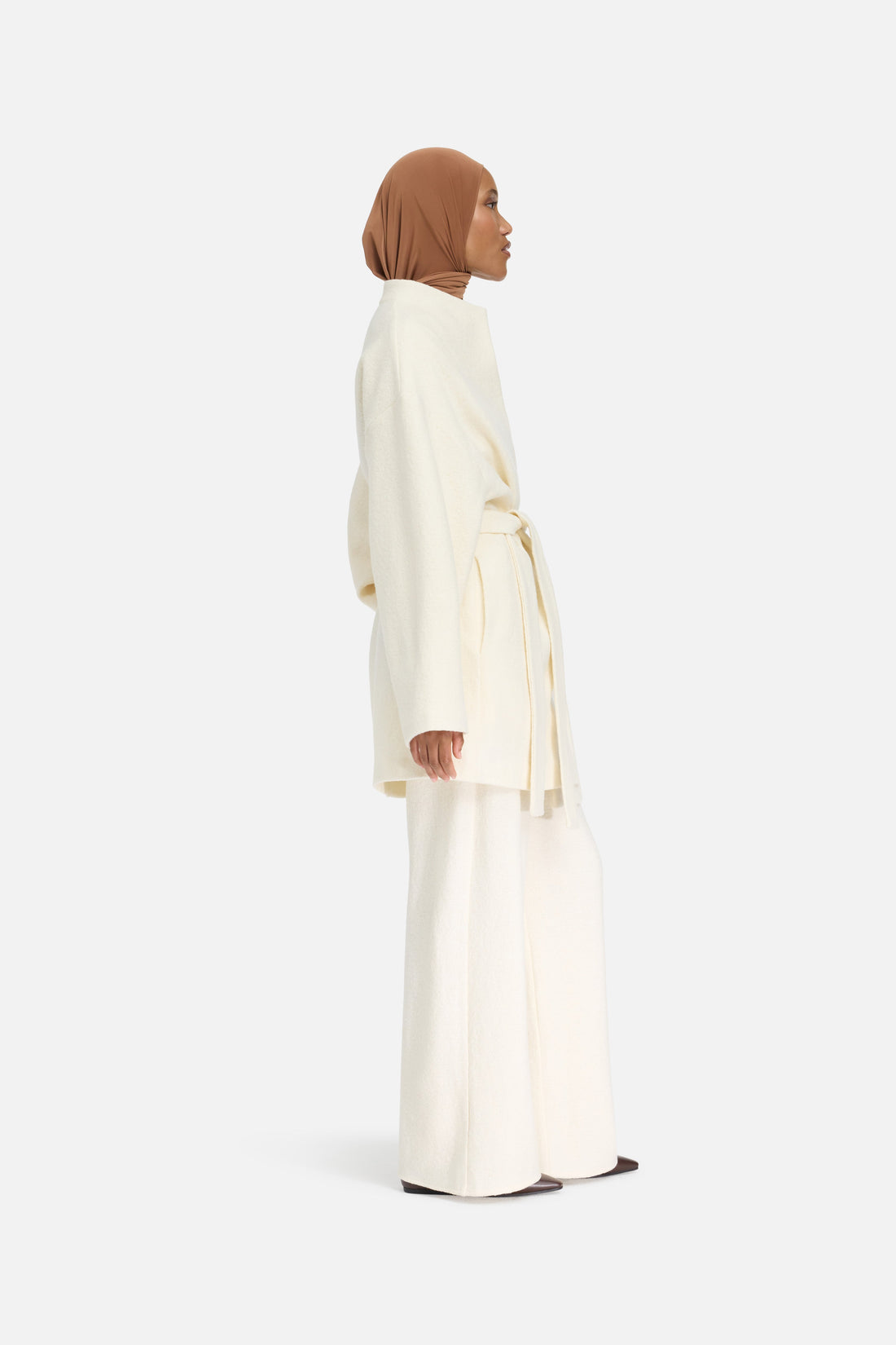 Boucle Jersey Pantalon | Cloud White