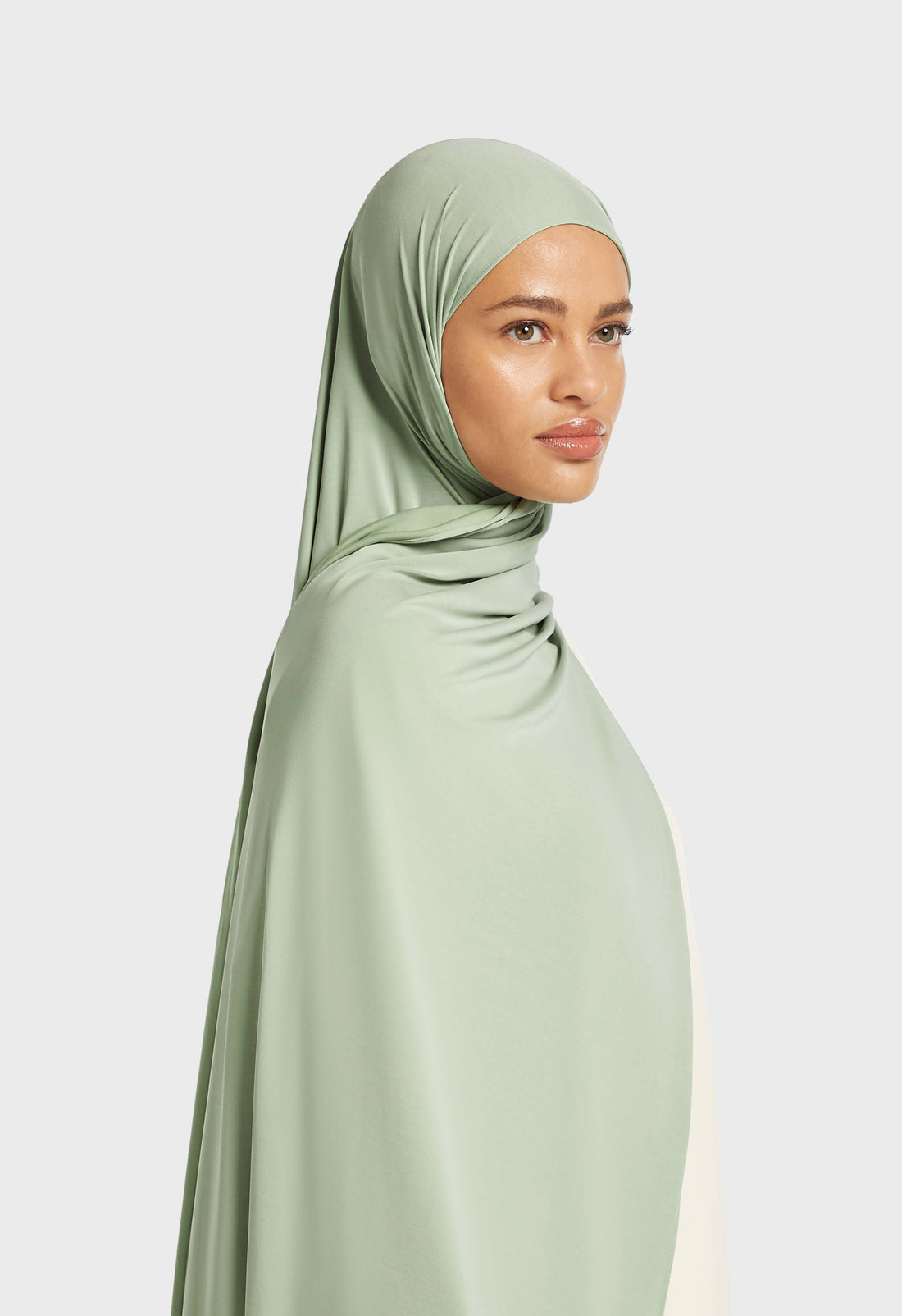 Respirant Jersey Écharpe | Aqua Gray