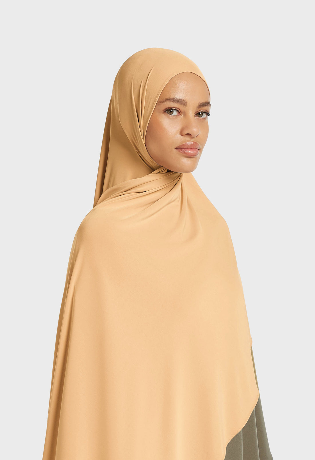 Respirant Jersey Écharpe | Beige Rose
