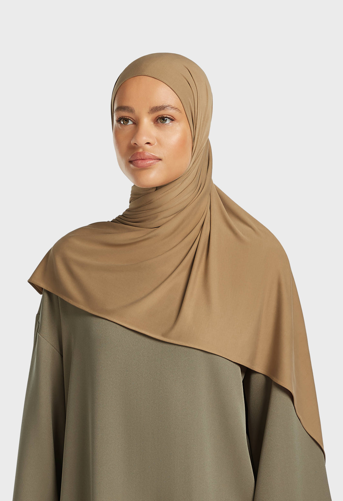 Respirant Jersey Écharpe | Soft Caramel