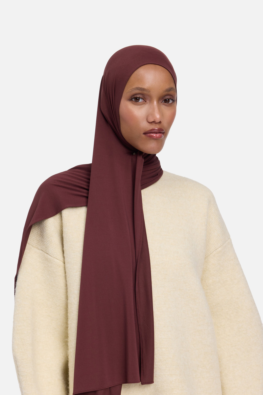 Respirant Jersey Écharpe | Dark Cherry