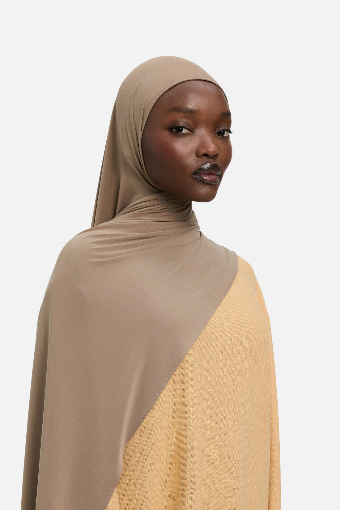 Respirant Jersey Écharpe | Taupe
