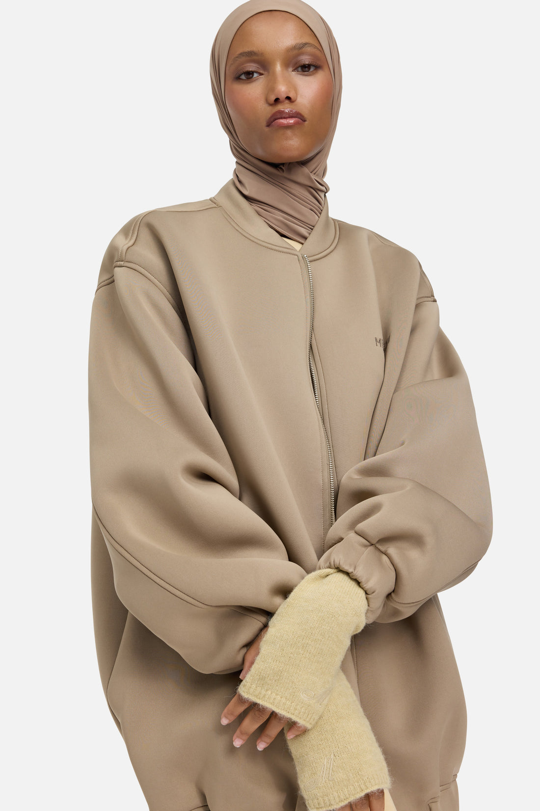 Brushed Tricot Gloves | Desert Clay