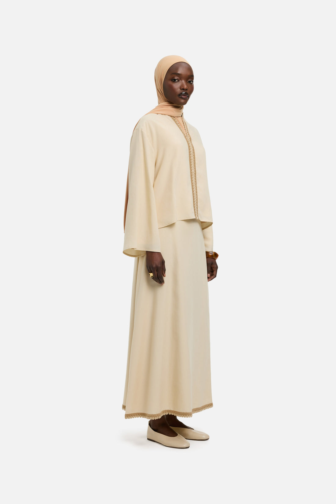 Detailed Jupe | Sand