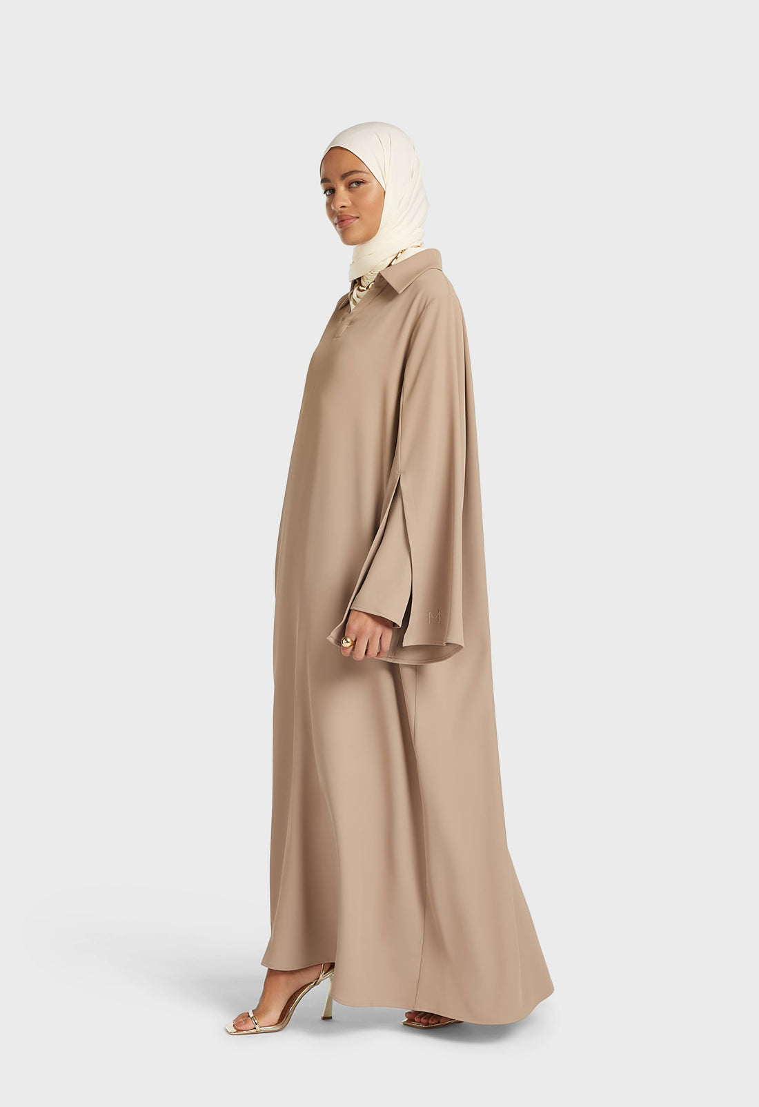 Double Manche Robe | Dark Pearl