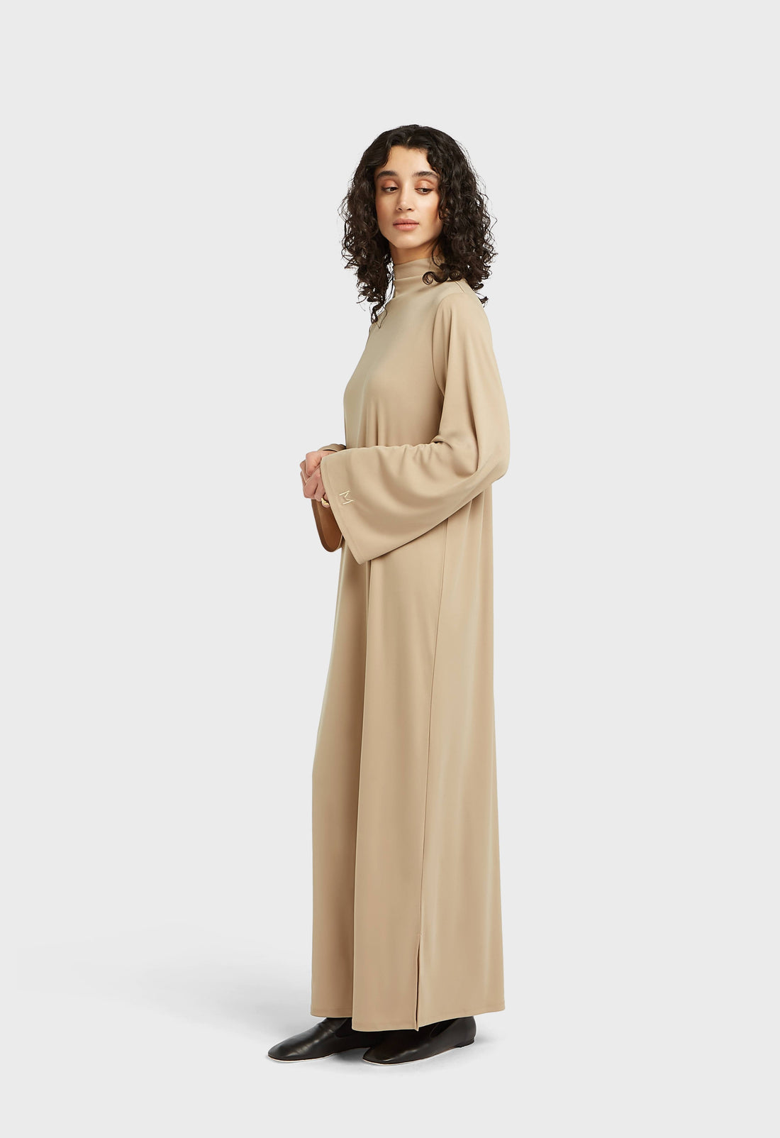 Essentiel Robe en Jersey Court | Light Khaki