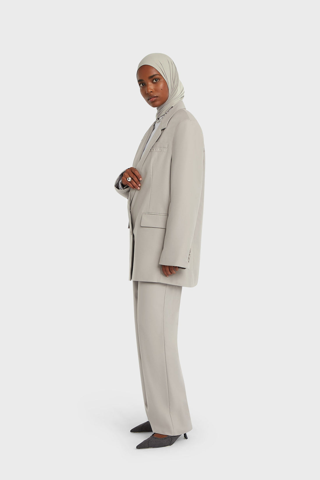 Essentiel Tailored Pantalon | Pebble