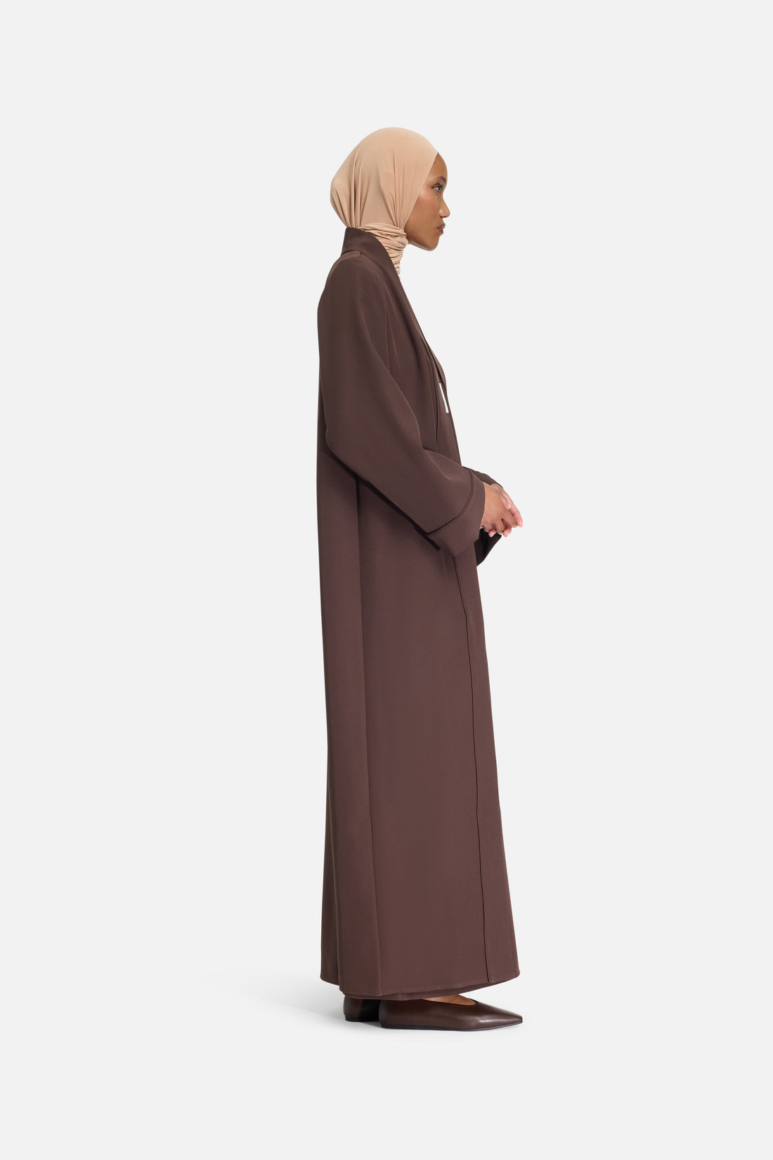 Essentiel Abaya  Court | Dark Brown