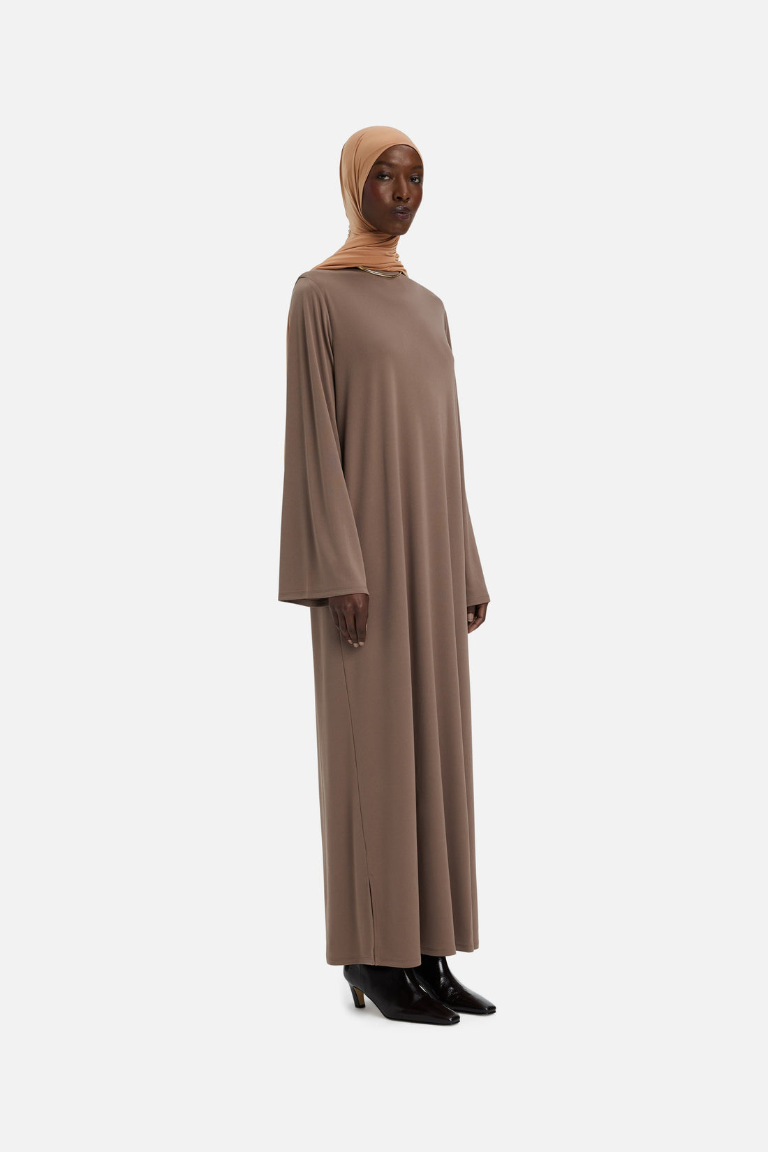 Essentiel Robe en Jersey Court | Taupe Rose