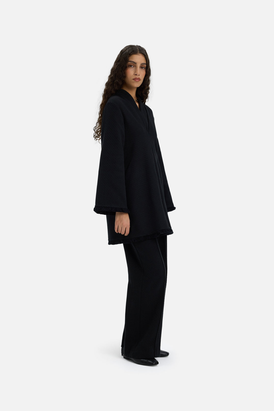 Frange Trim Pantalon | Black
