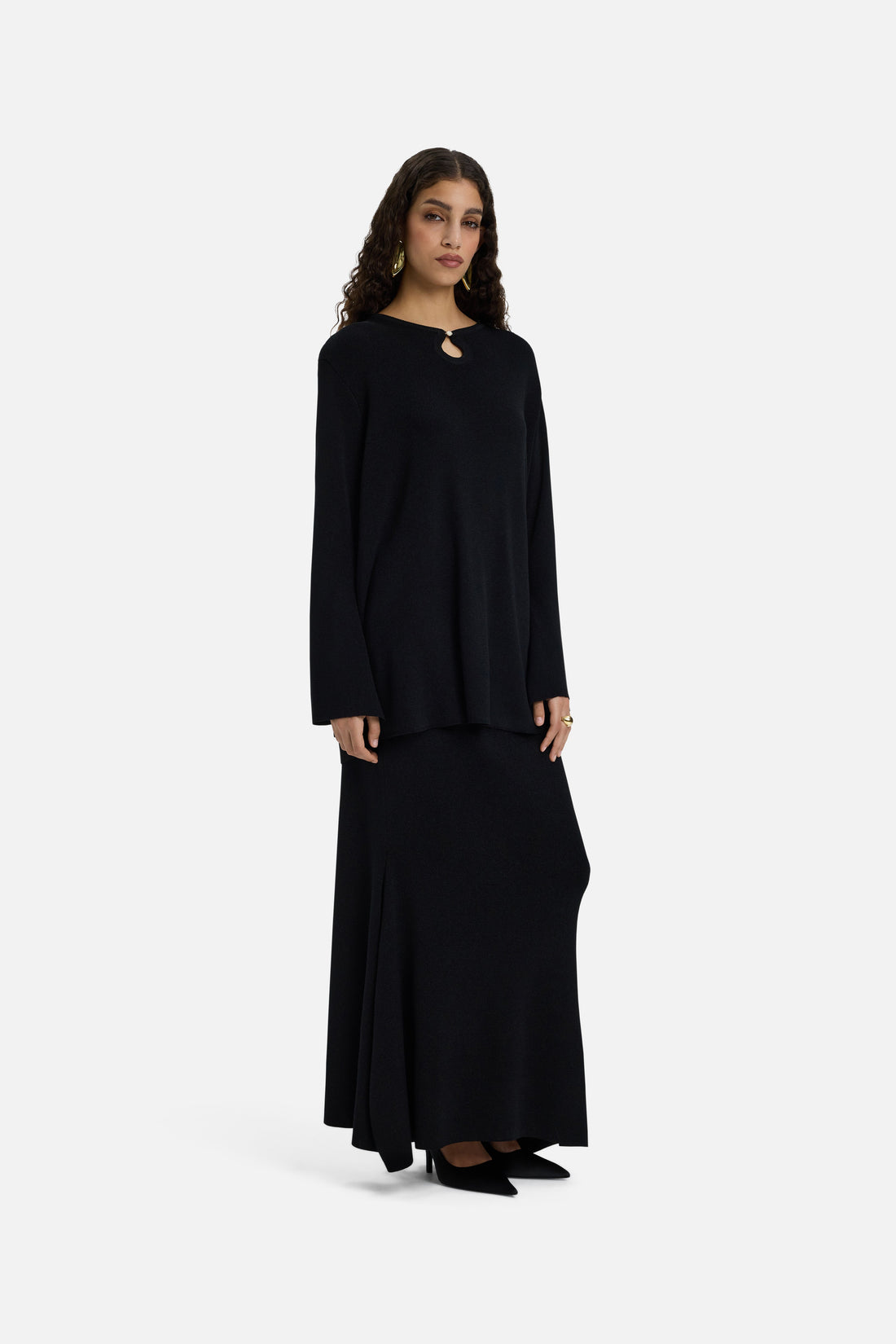 Gilded Tricot Haut | Black