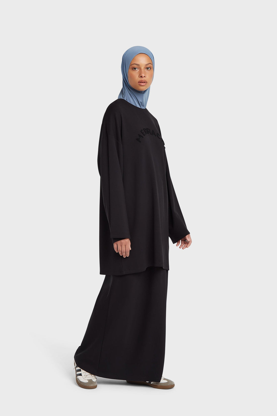 Jersey Modal Jupe | Black