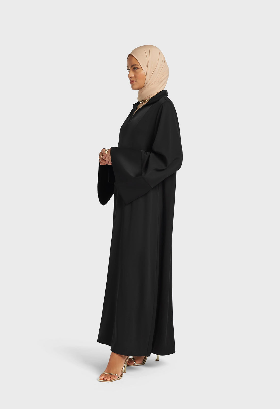 Robe Caftan Régulier | Black