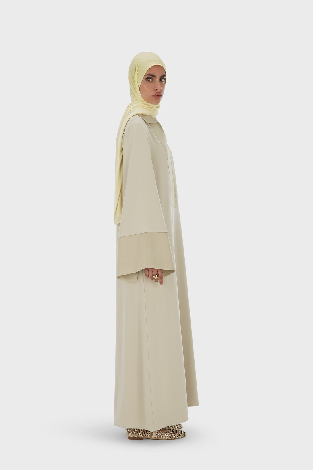 Robe Caftan Court | Moss Gray