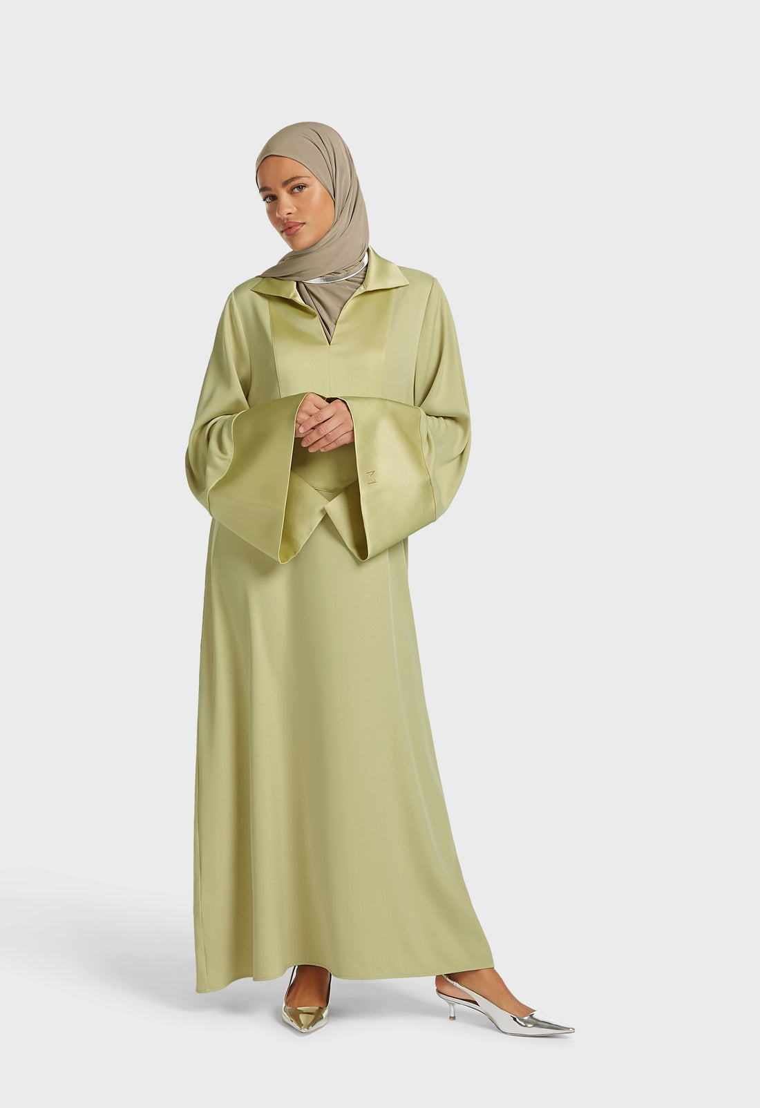 Robe Caftan Court | Soft Khaki