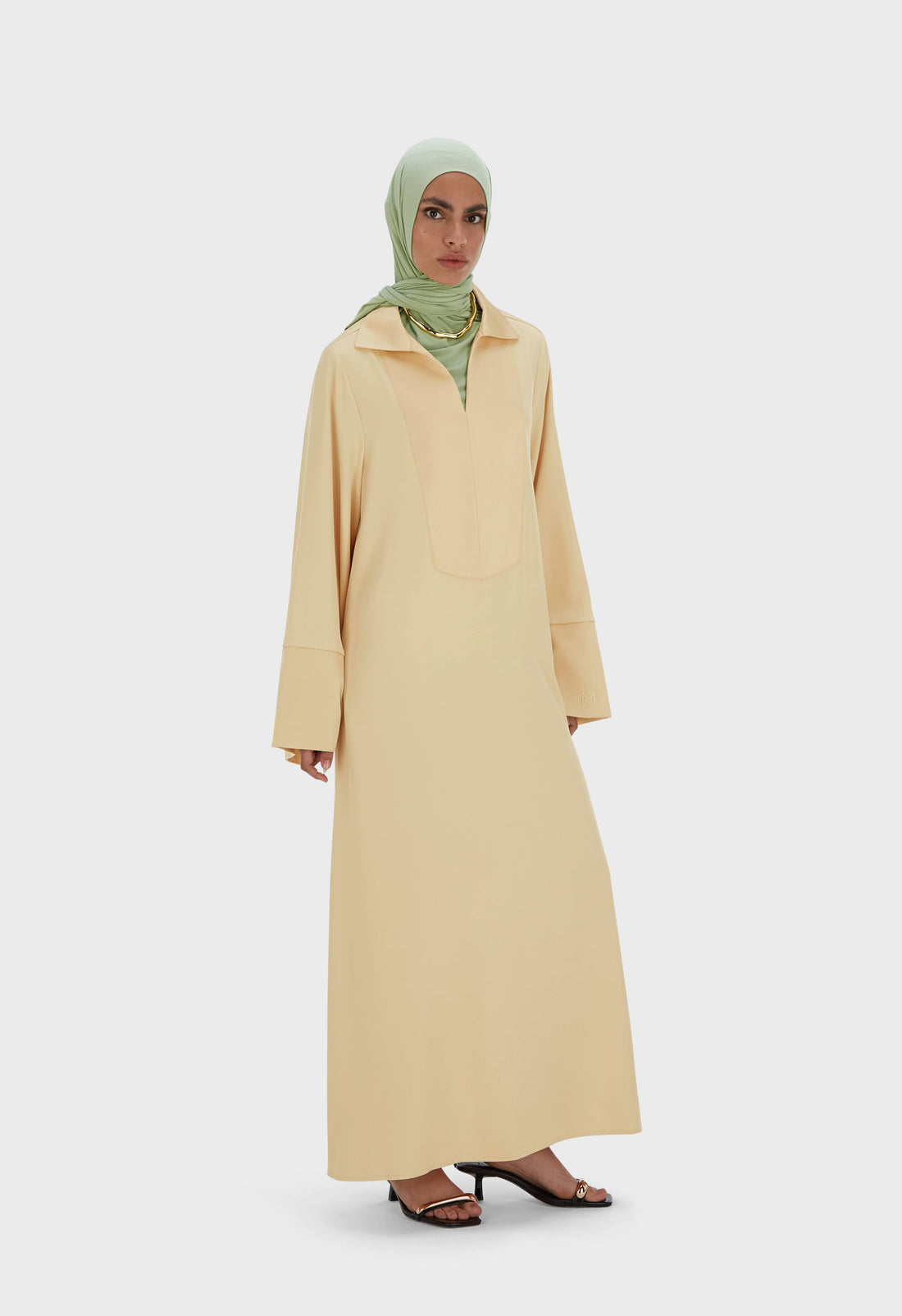 Robe Caftan Court | Warm Butter