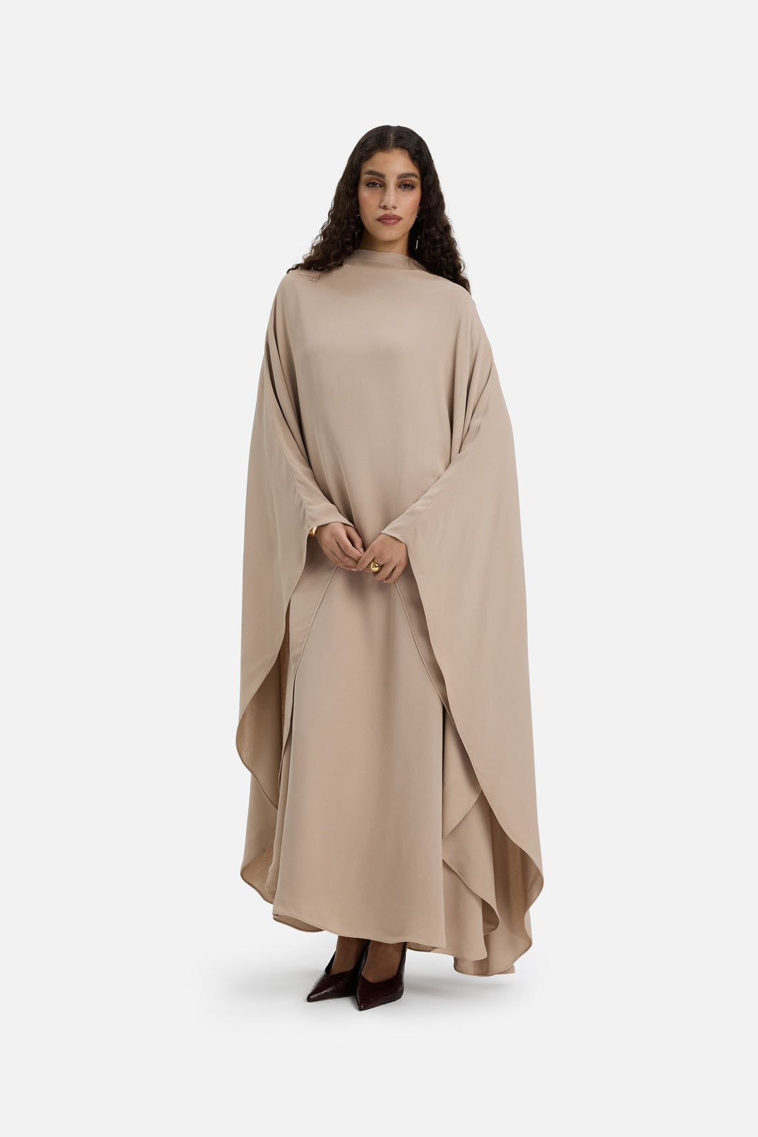 Layered Cape Robe | Mocha