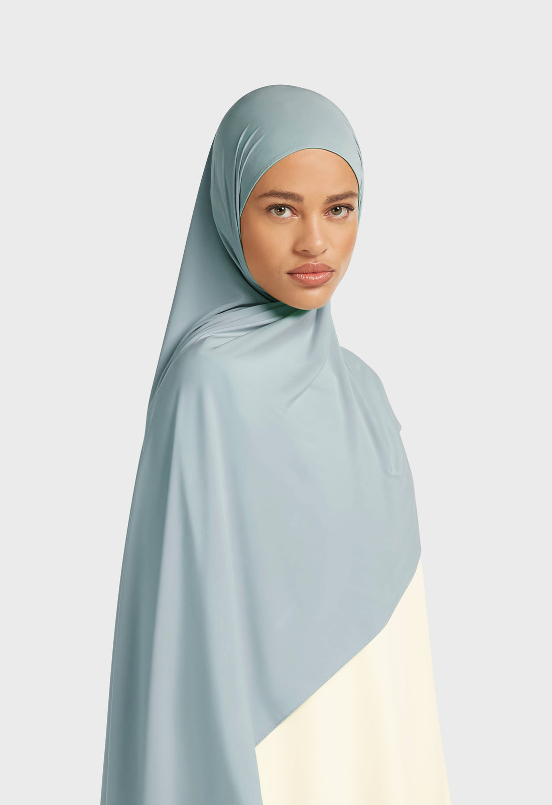 Liquid Jersey Écharpe | Silver Blue