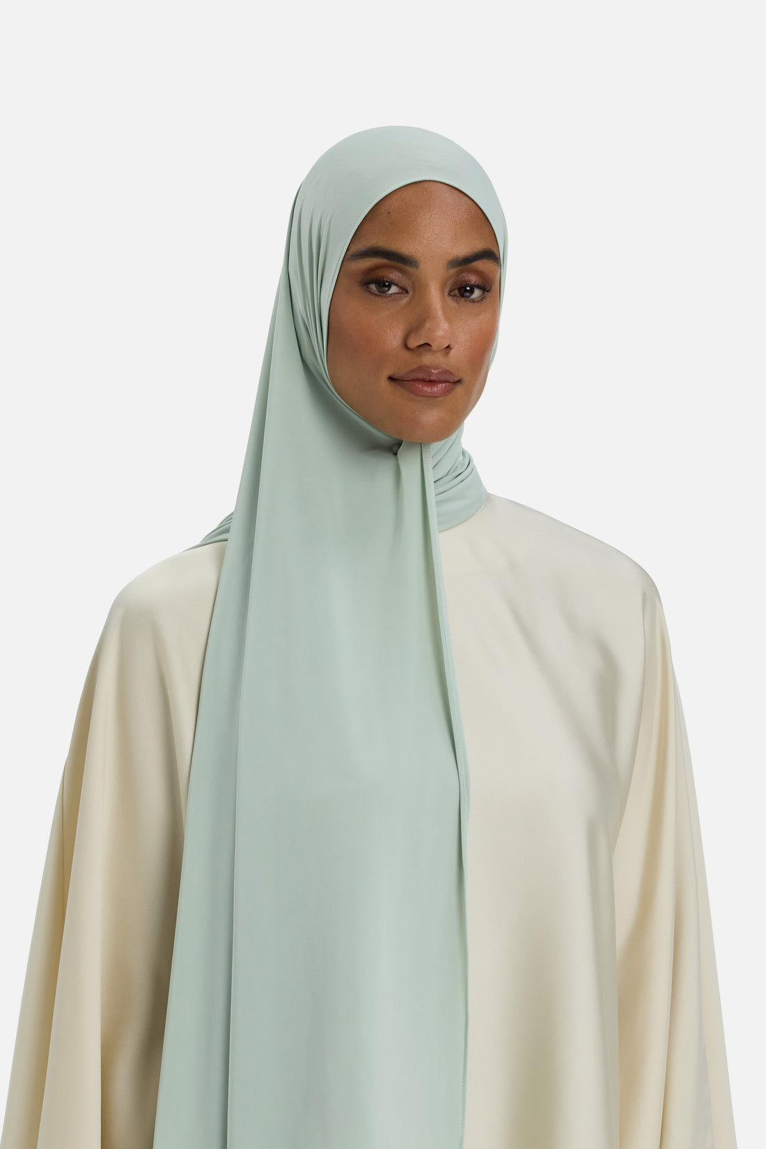 Liquid Jersey Écharpe | Aqua Gray