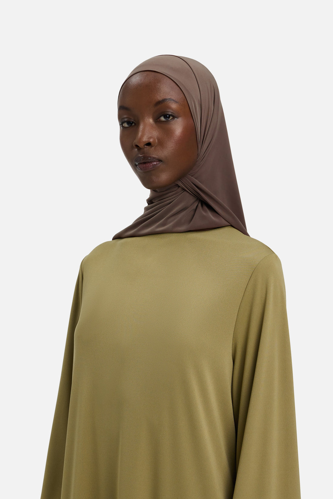 Liquid Jersey Écharpe | Ash Brown