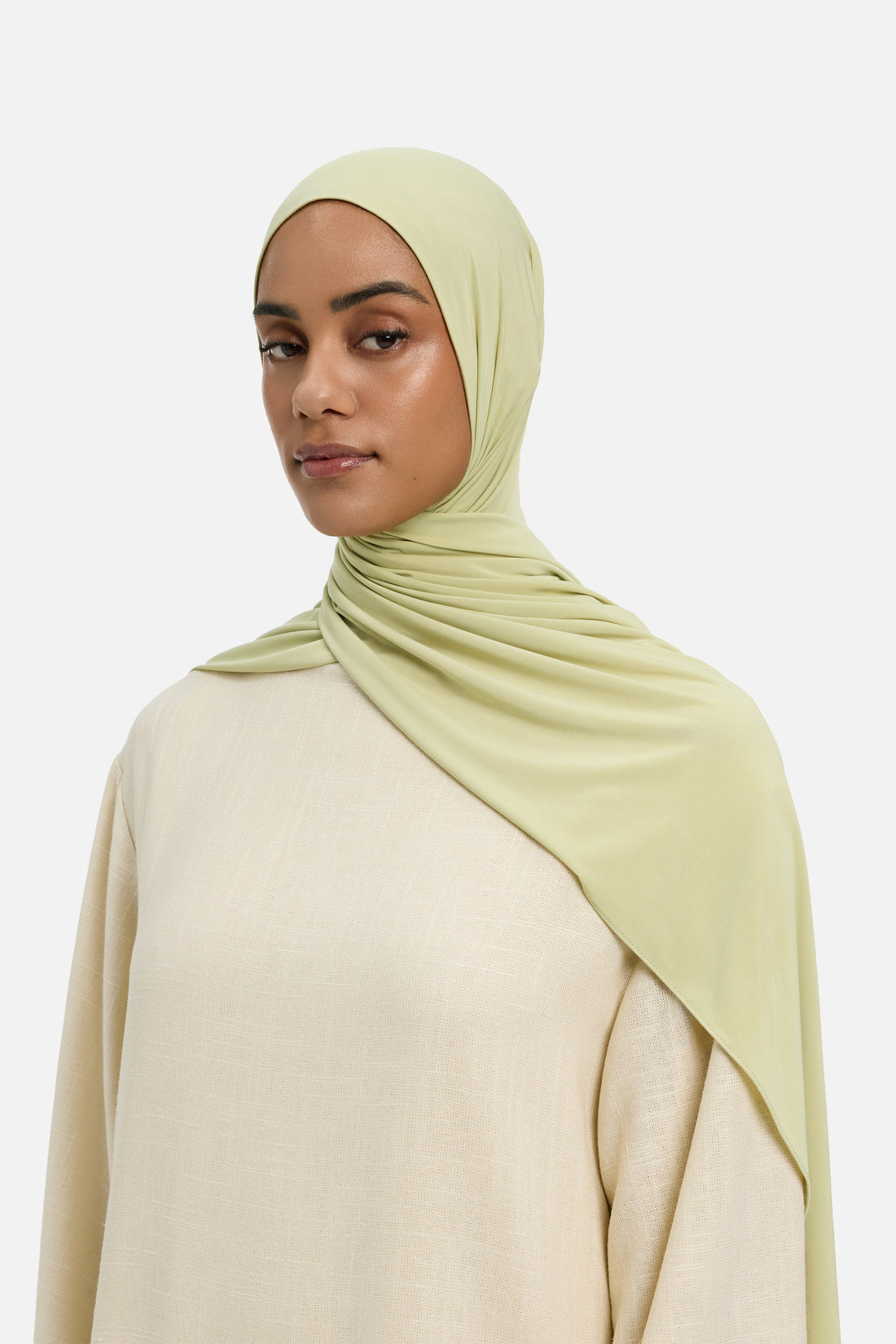 Liquid Jersey Écharpe | Iced Olive