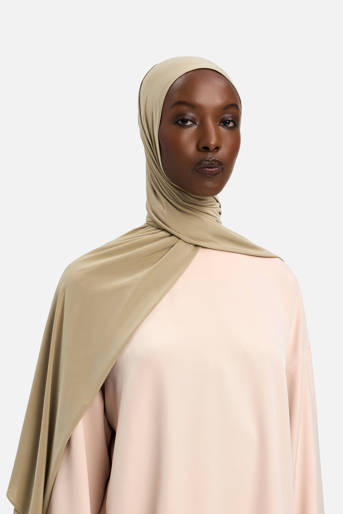 Liquid Jersey Écharpe | Light Khaki