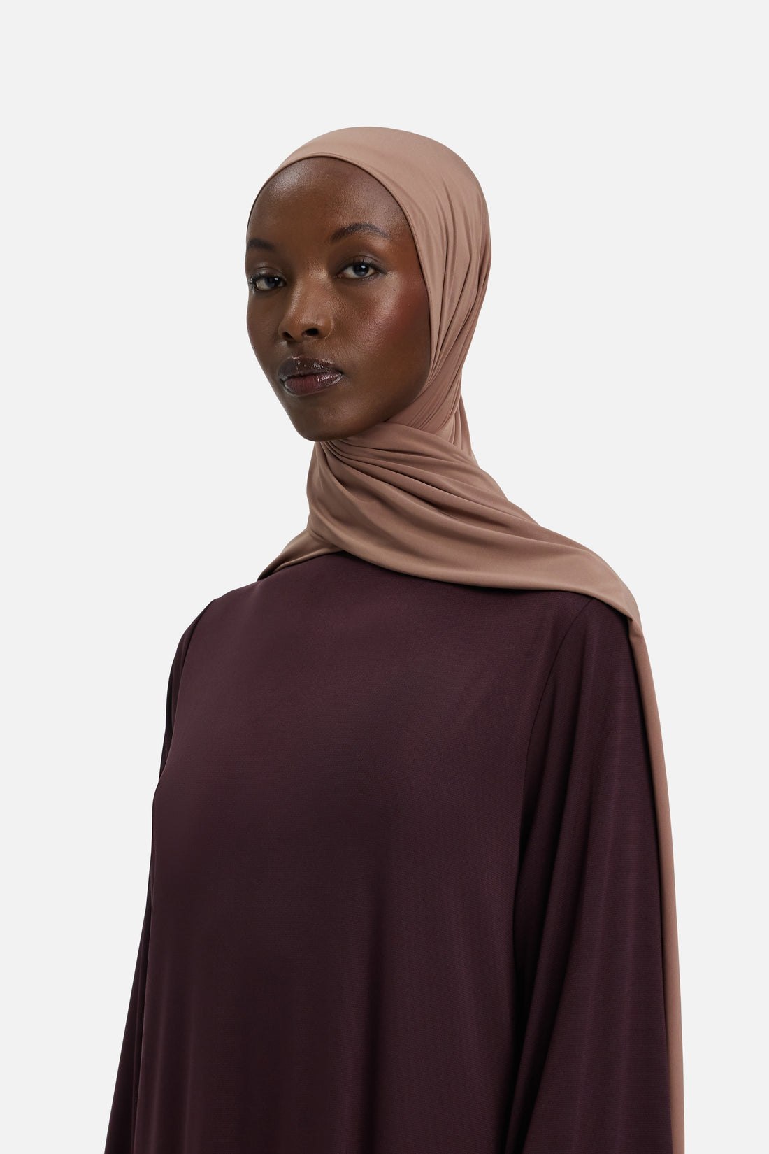Liquid Jersey Écharpe | Soft Bordeaux