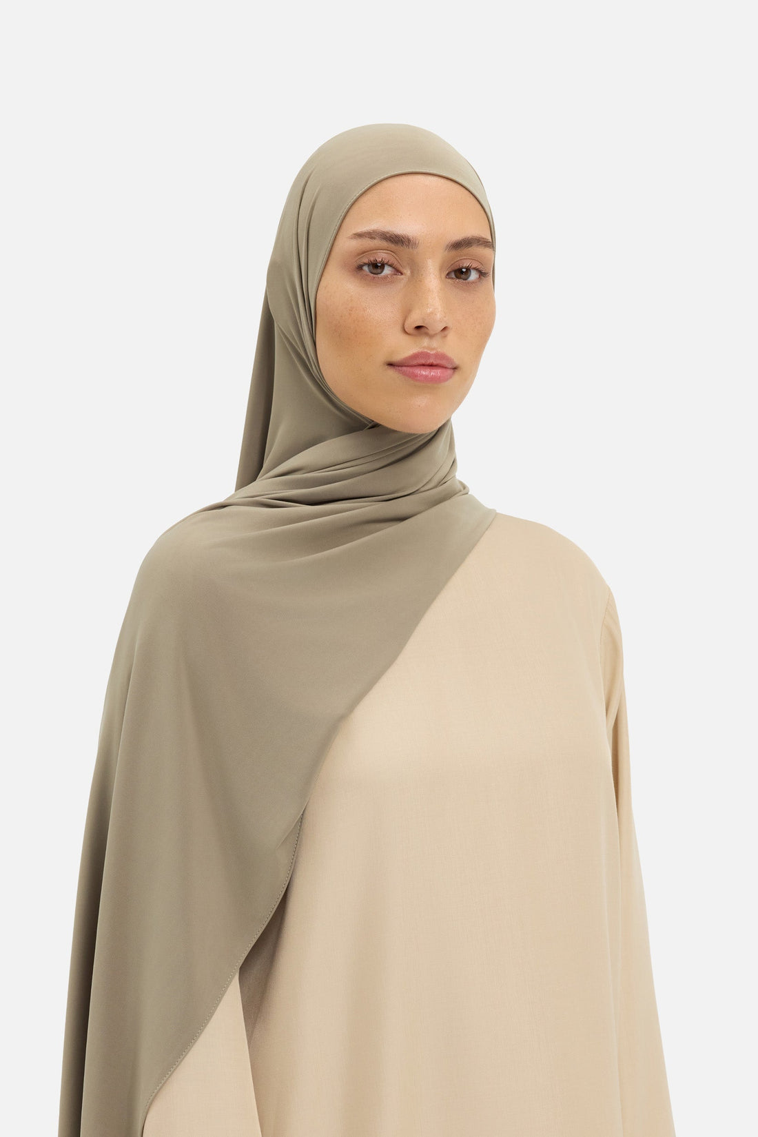 Liquid Jersey Écharpe | Taupe