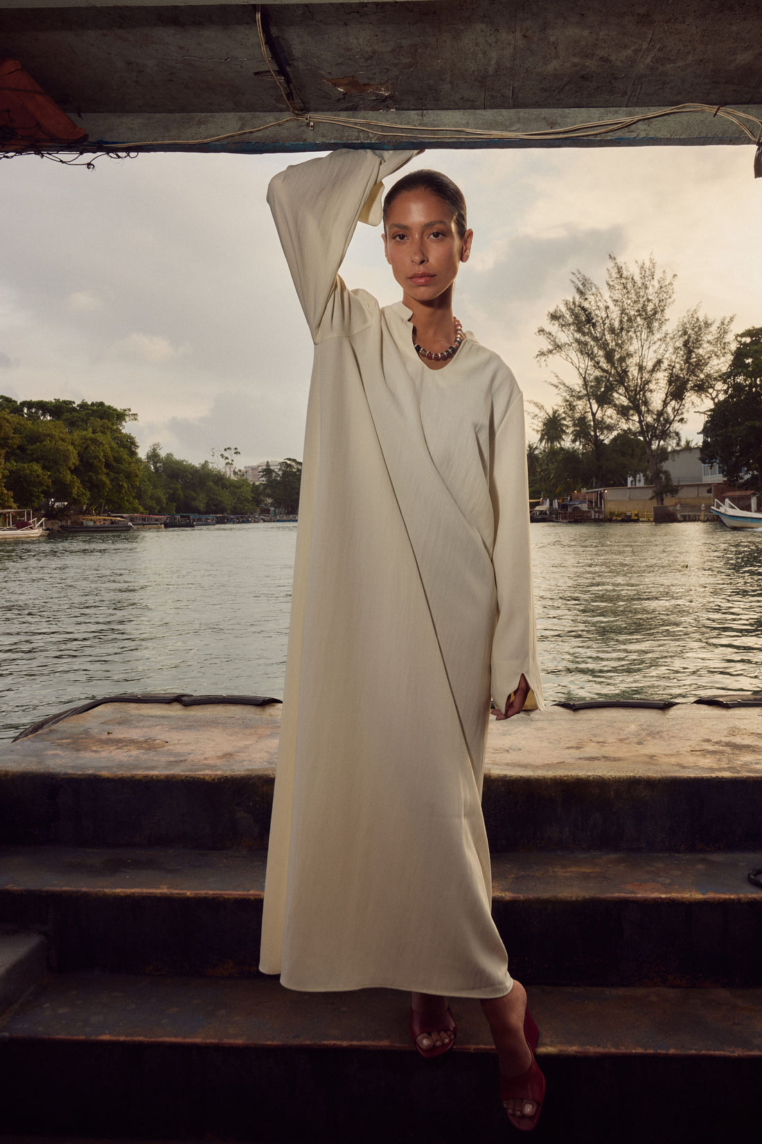 Medina Robe | Off White