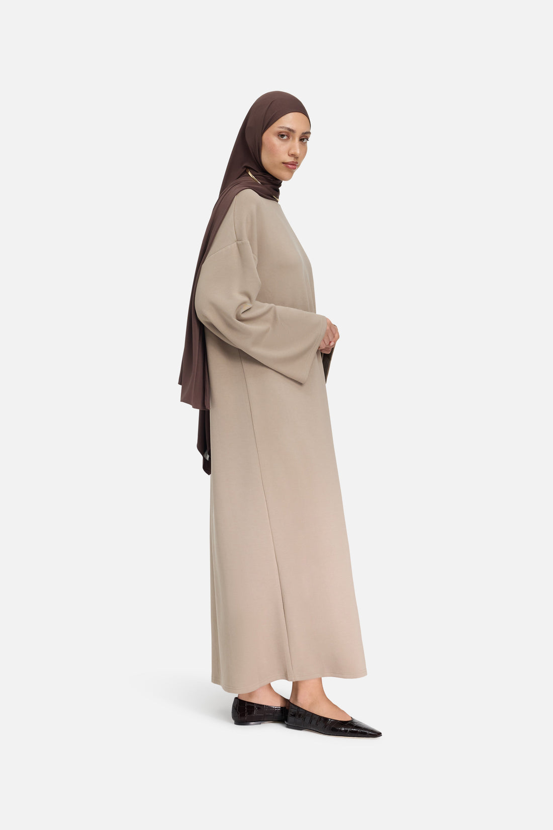 Modal Robe en Jersey | Khaki