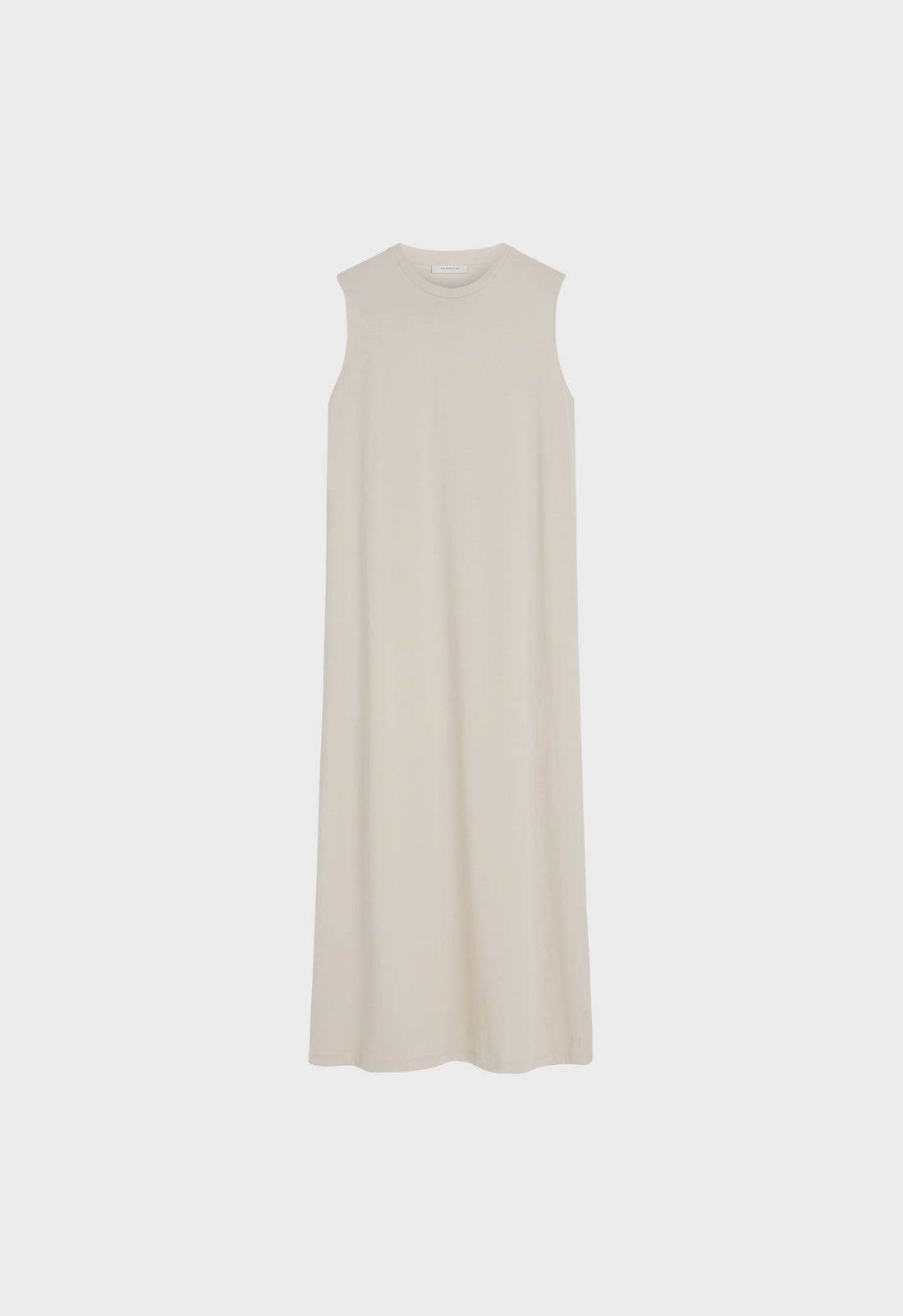 Coton Sleeveless Robe | Soft Taupe