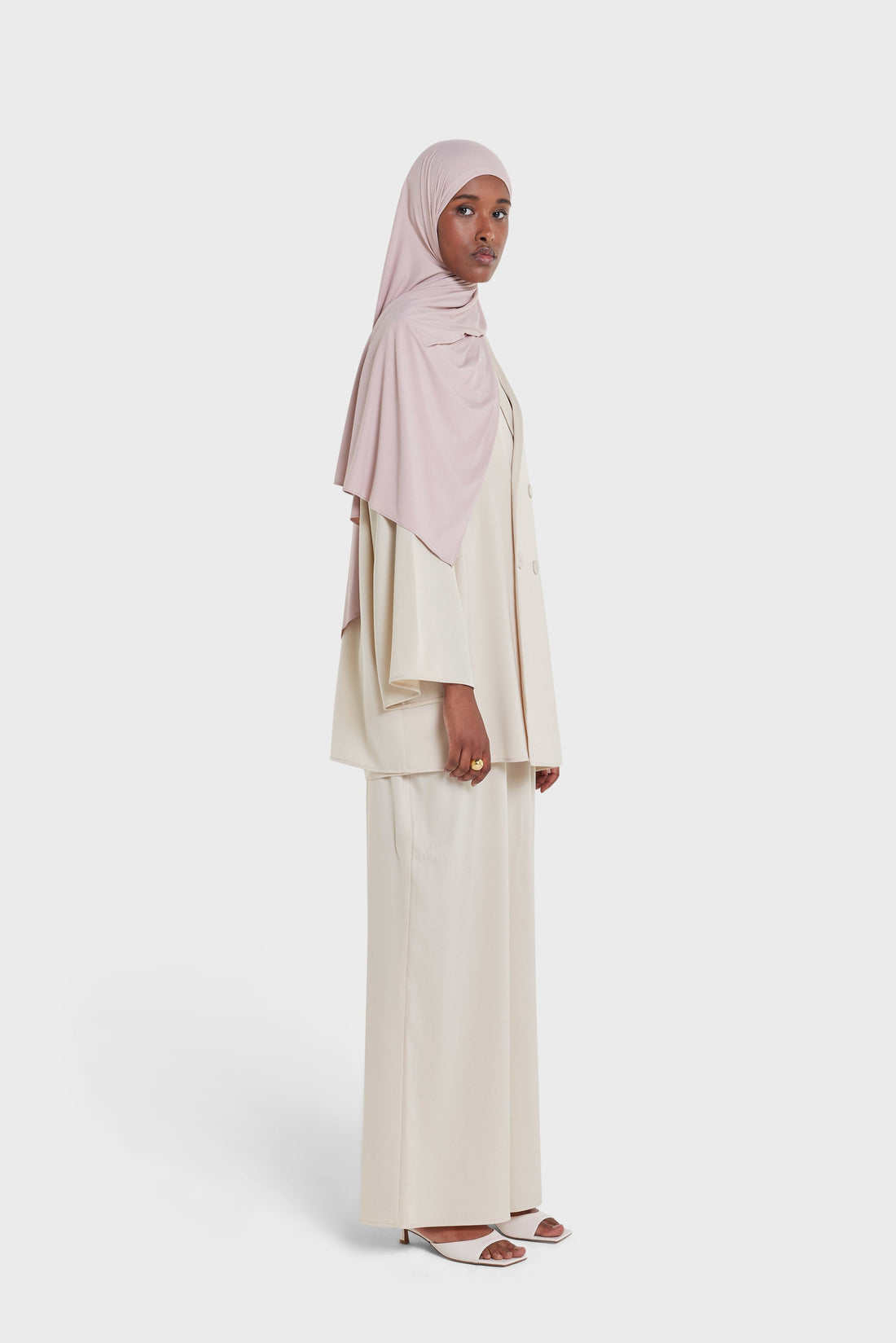 Satin Pantalon | Sand