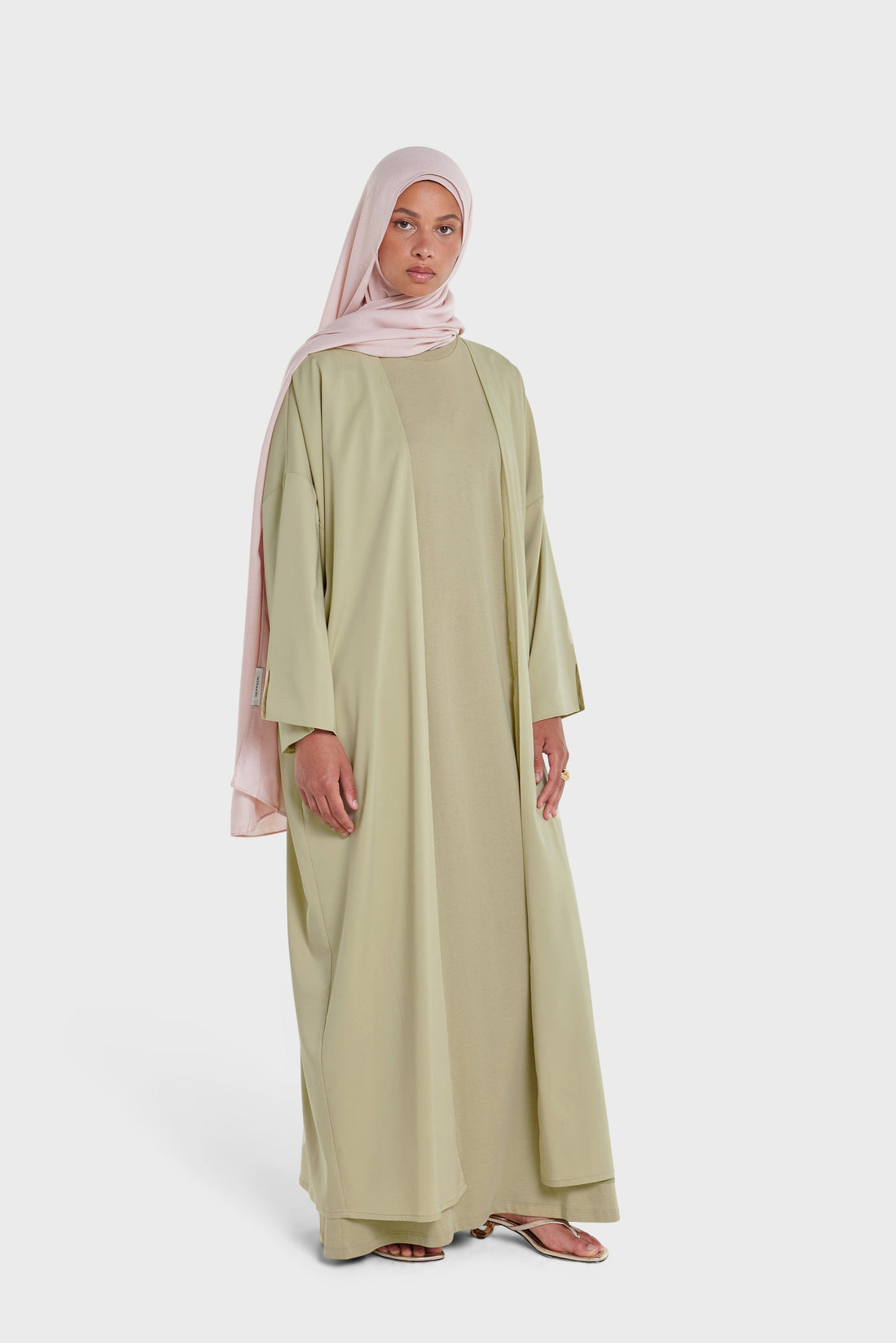Coton Sleeveless Robe | Soft Khaki