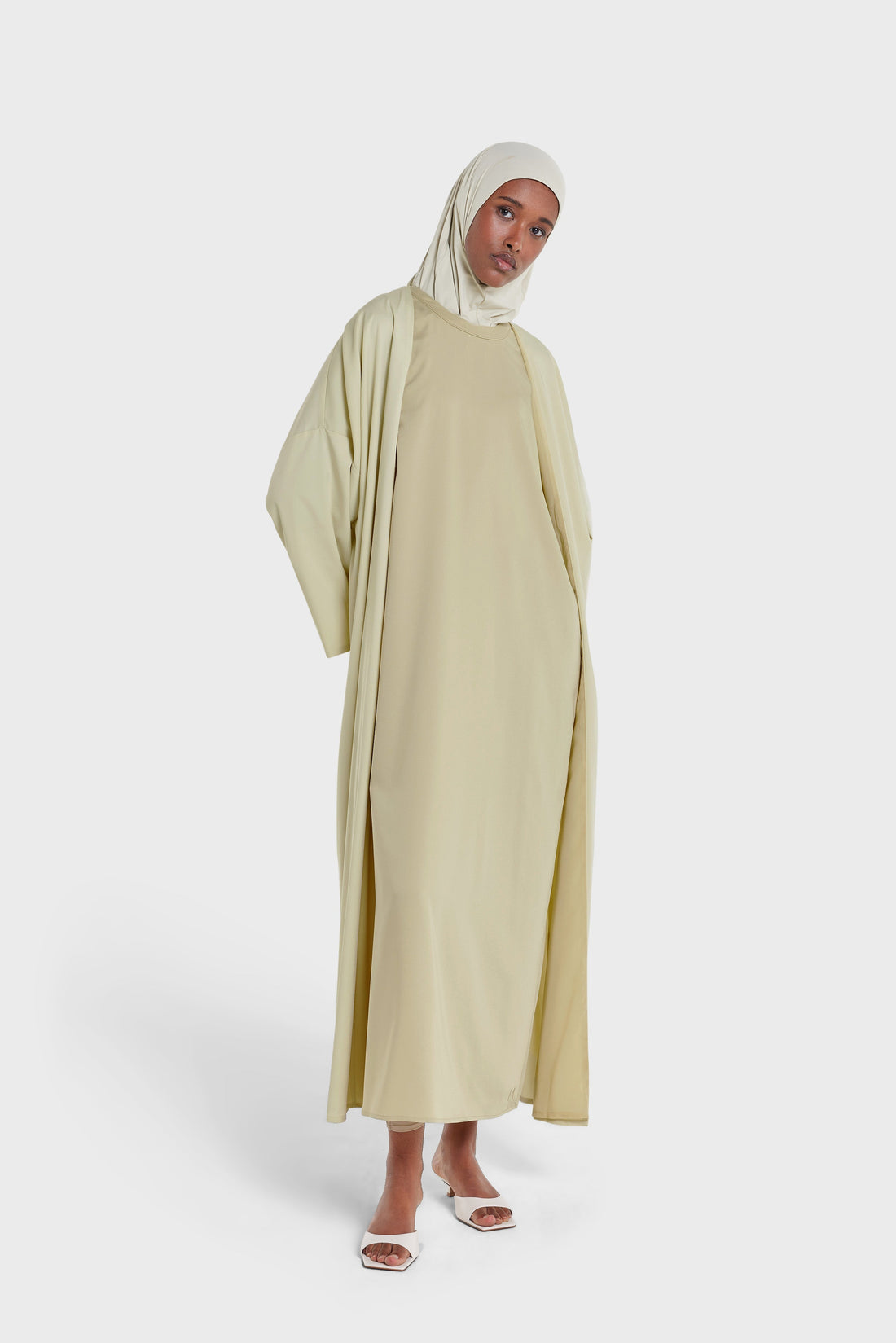 Été Sleeveless Robe | Soft Khaki