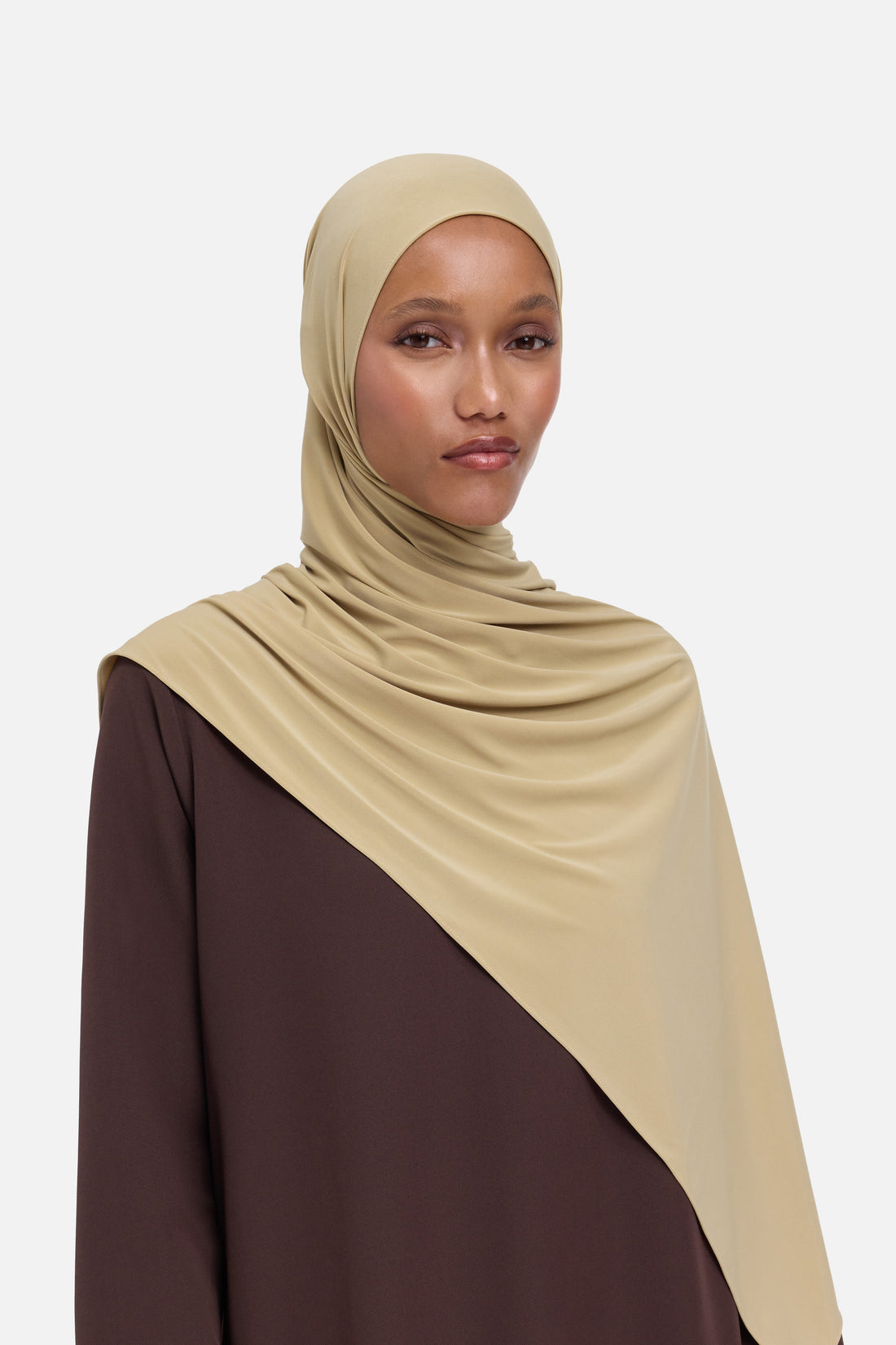 Premium Jersey Écharpe | Moss Beige