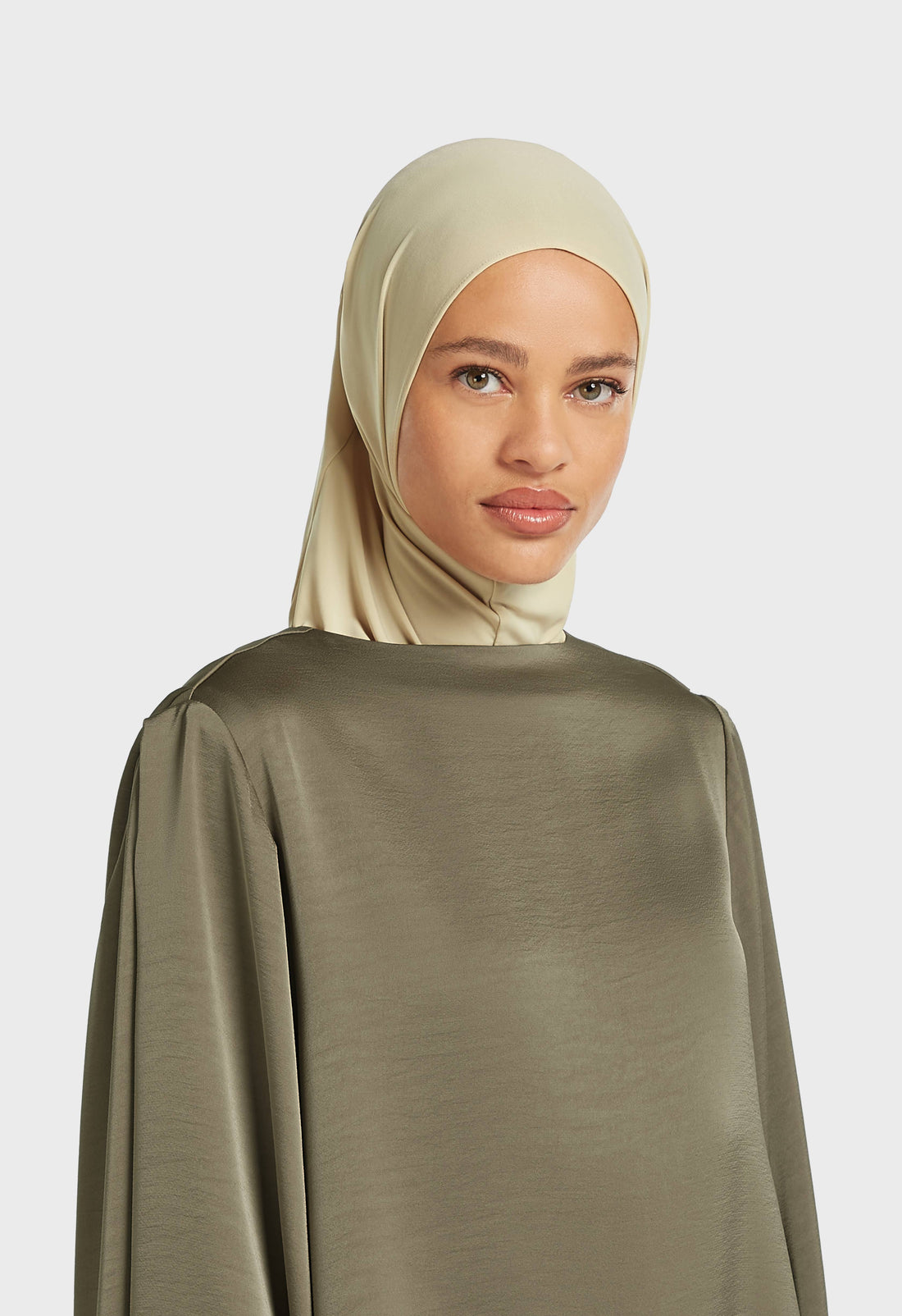 Premium Hijab en Jersey | Dry Basil