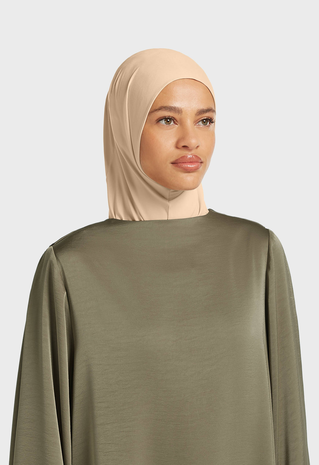 Premium Hijab en Jersey | Latte