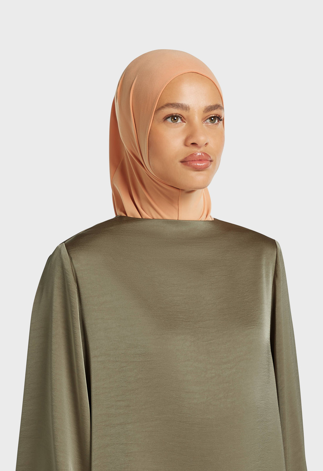 Premium Hijab en Jersey | Pastel Orange