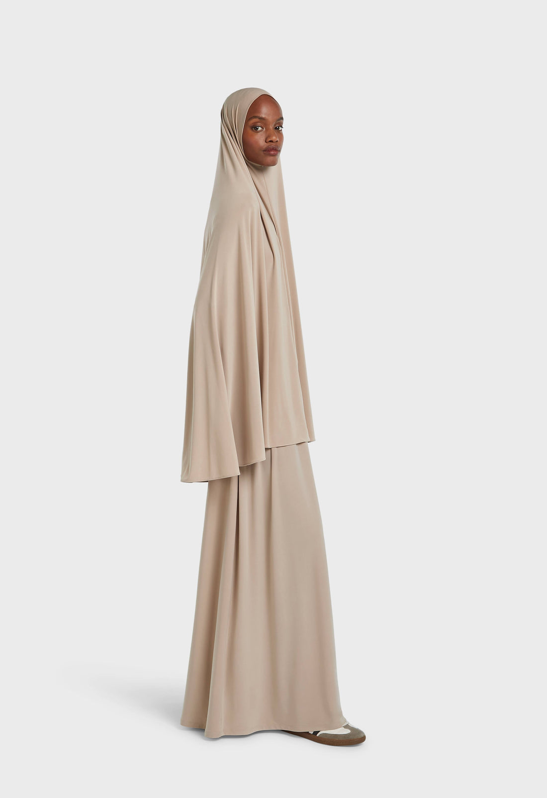 Premium Jersey Khimar | Dark Pearl